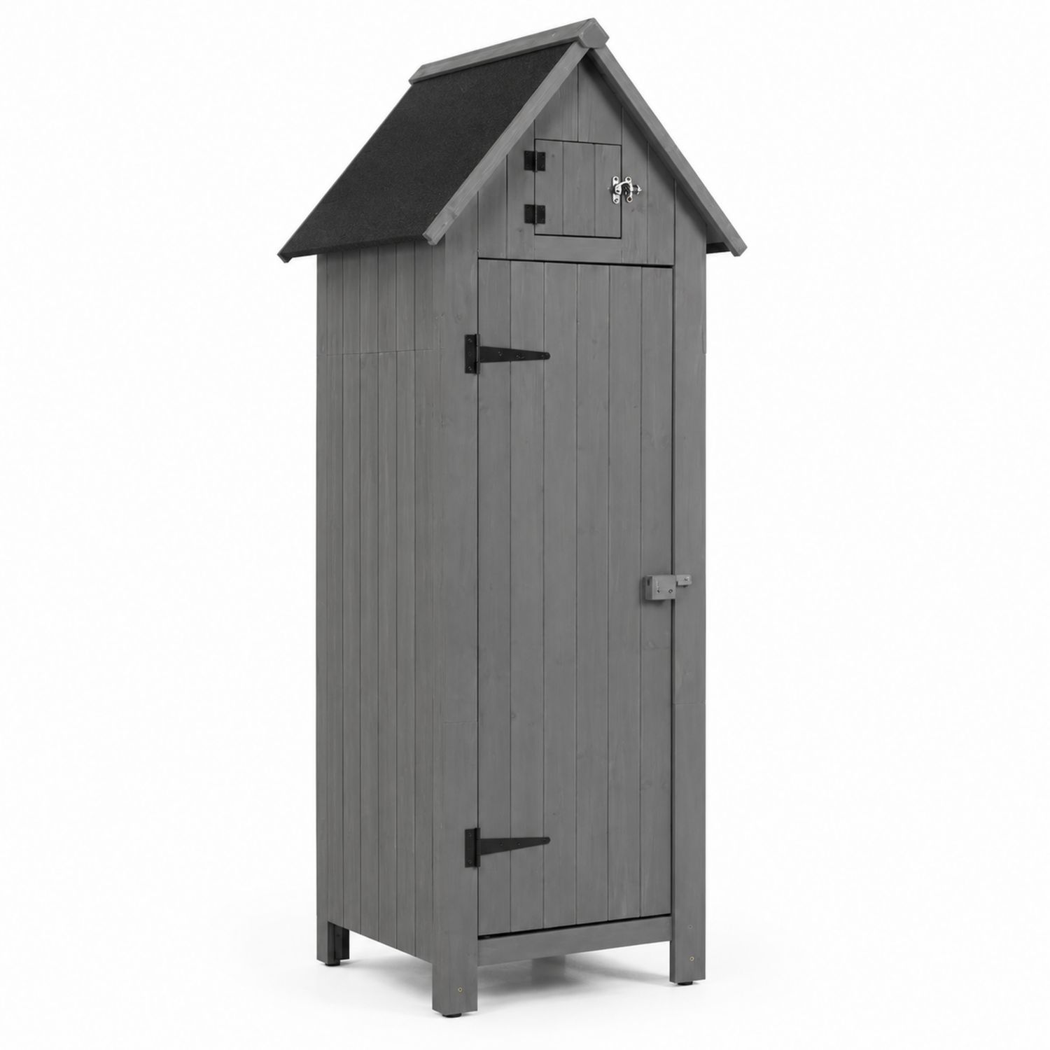 Cabane de jardin en bois de sapin Gris-Xelvoriant