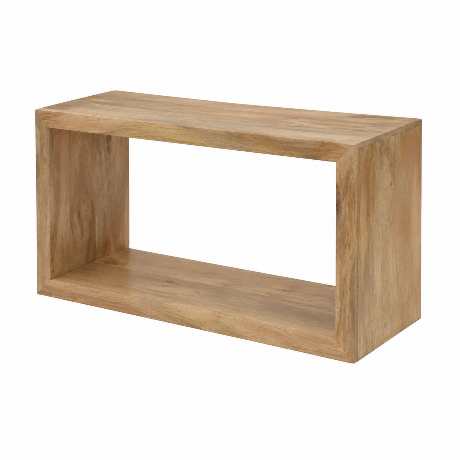Console rectangulaire en bois de manguier 120x35x75 cm-Xelvoriant