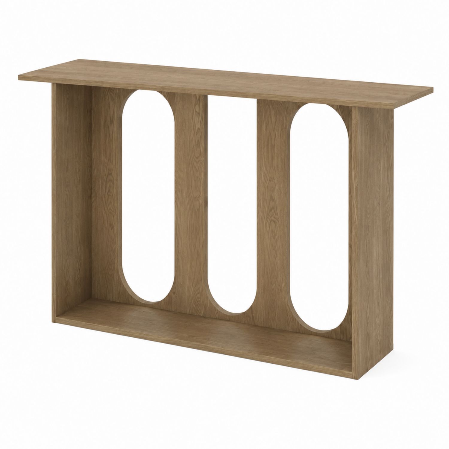 Console en bois de chêne 120x30x80cm-Xelvoriant