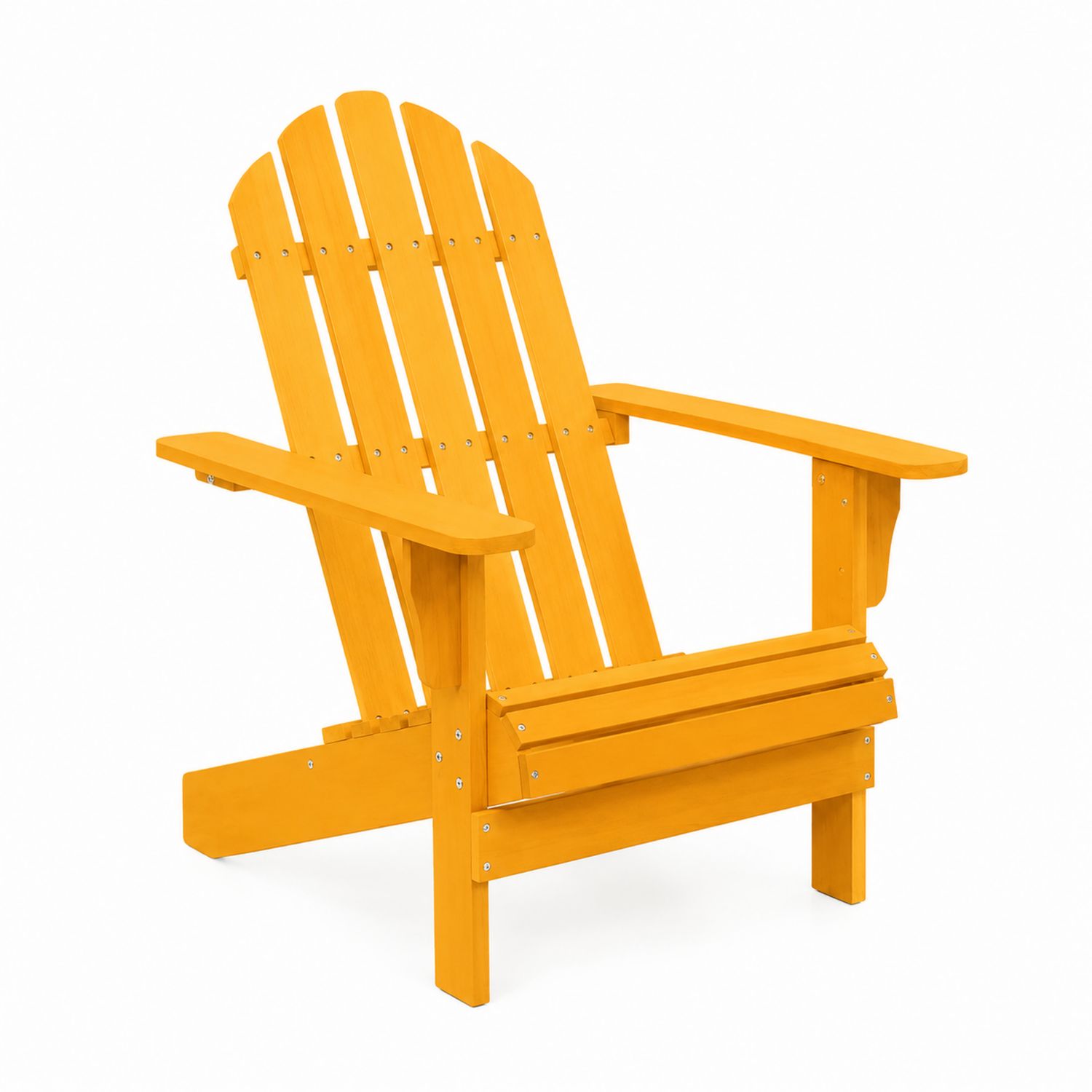 Chaise en bois massif Jaune-Xelvoriant