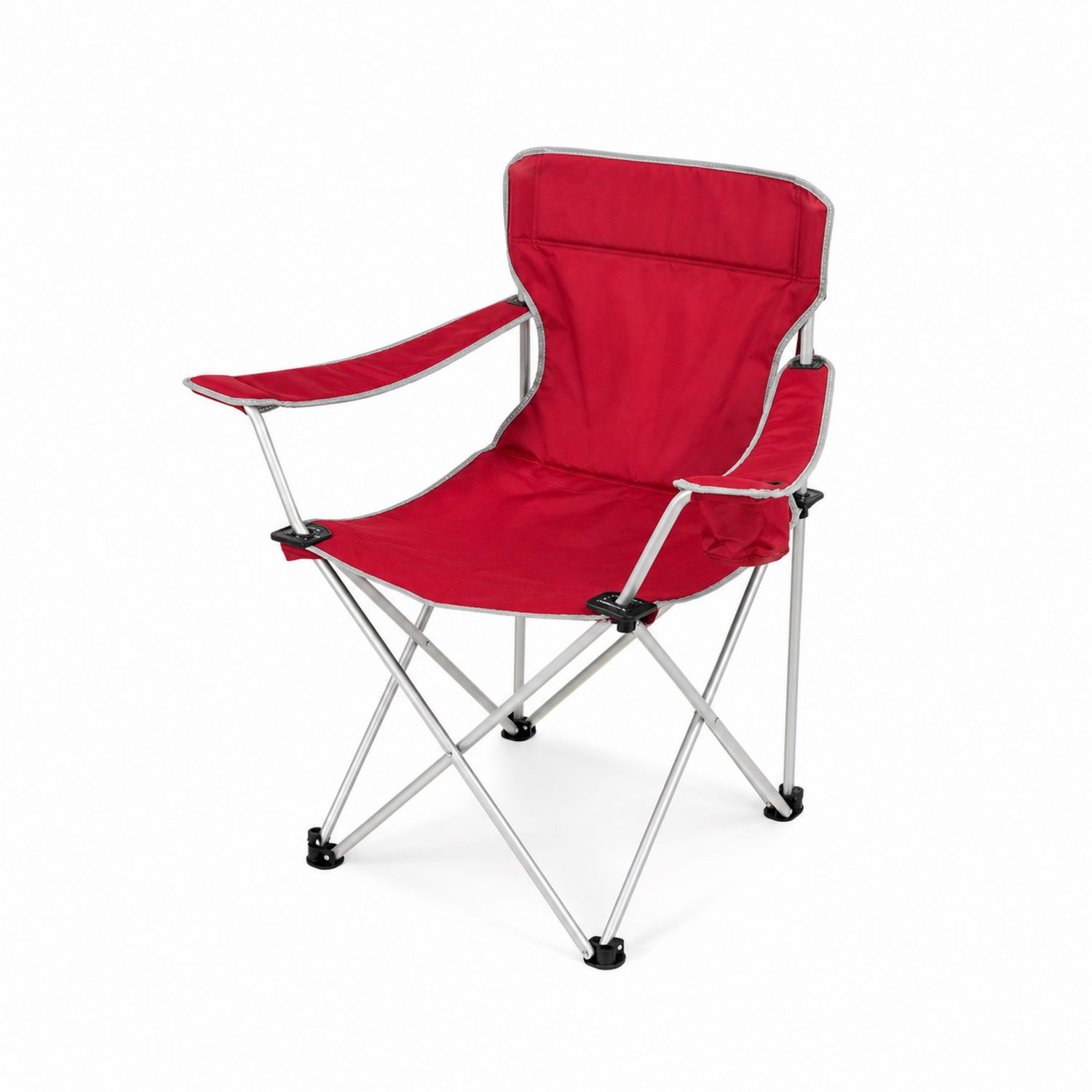 Chaise pliante extérieure en tissu avec structure métallique-Xelvoriant