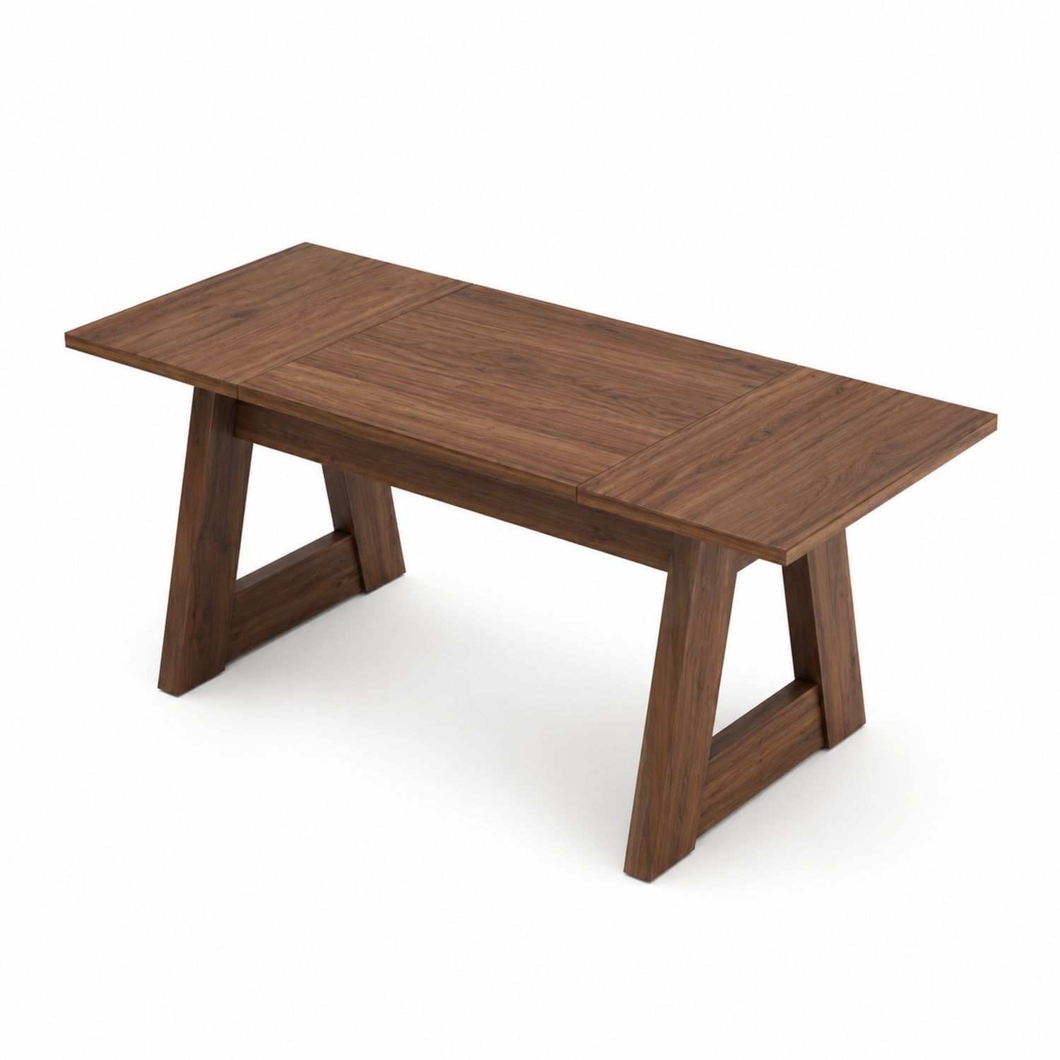 Table en bois de noyer rectangulaire-Xelvoriant