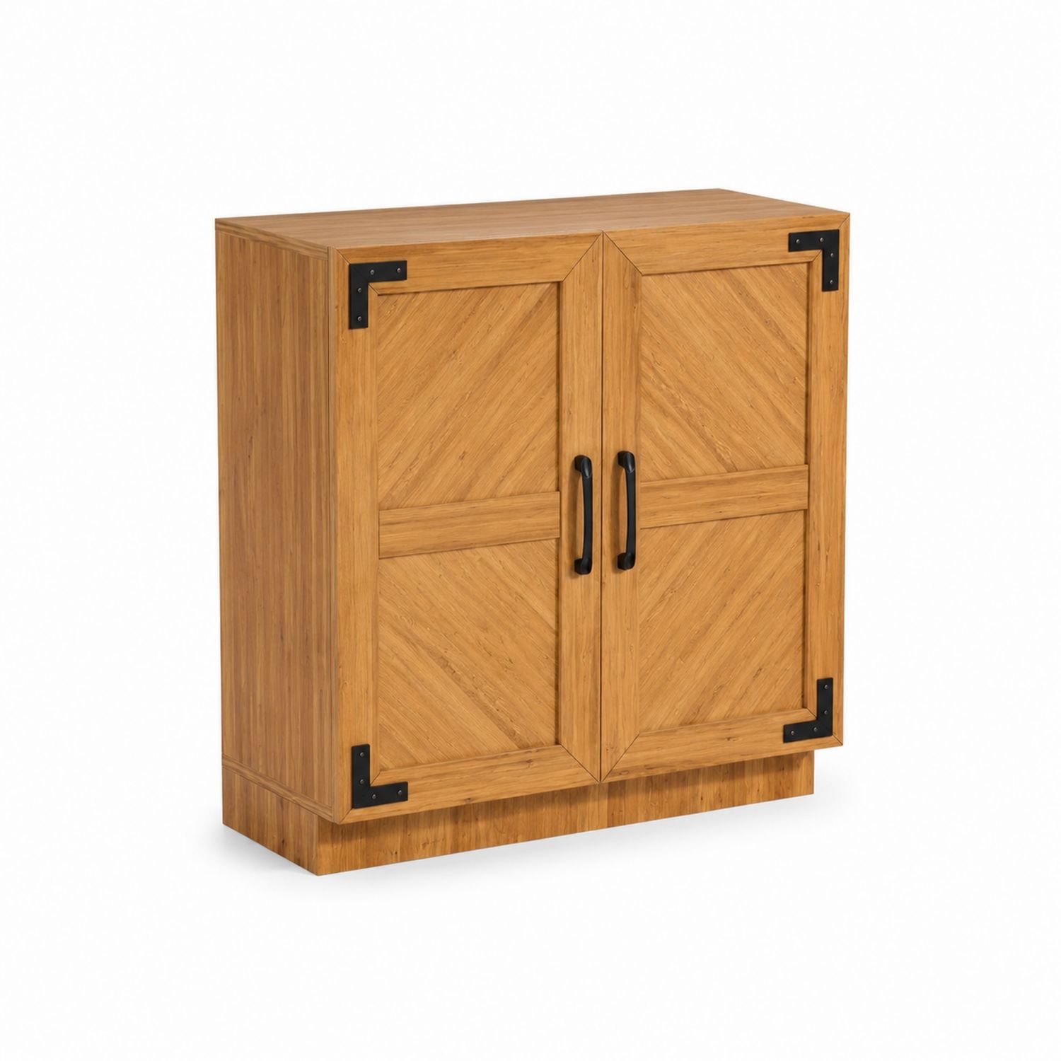 Buffet en chêne avec 2 portes-Xelvoriant