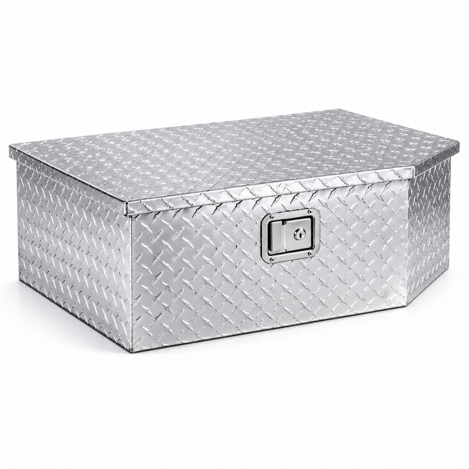 Boîte de rangement en aluminium gaufré 90x50x40 cm-Xelvoriant