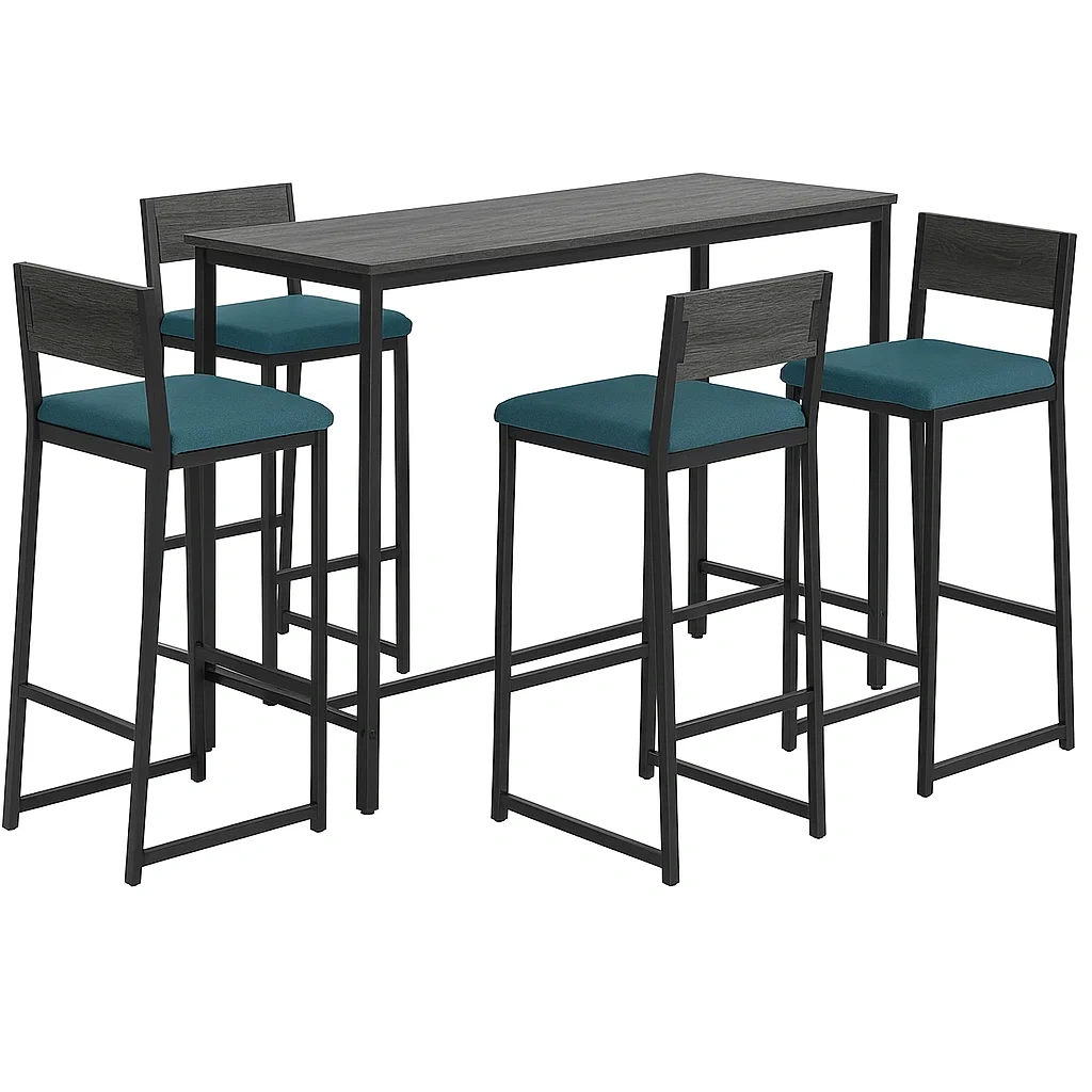 Esszimmermöbel,Bartisch-Set mit Stühlen-nestavorae