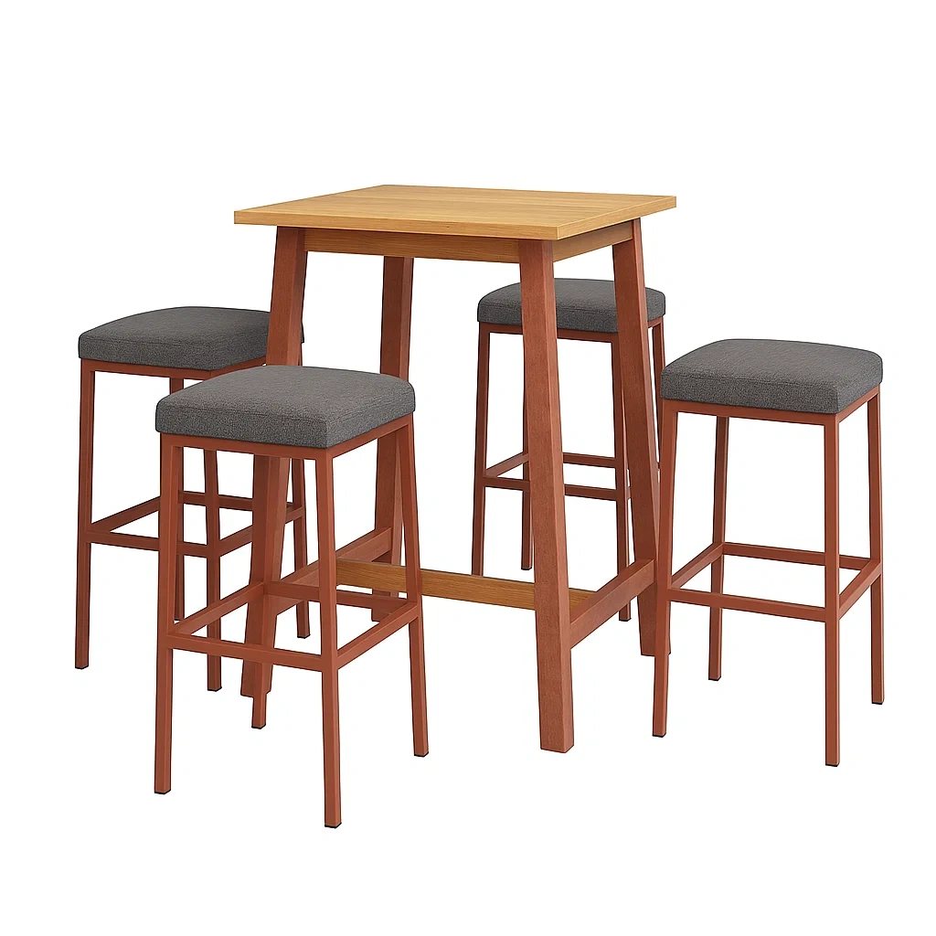 Esszimmermöbel,Bartisch-Set mit Stühlen-nestavorae