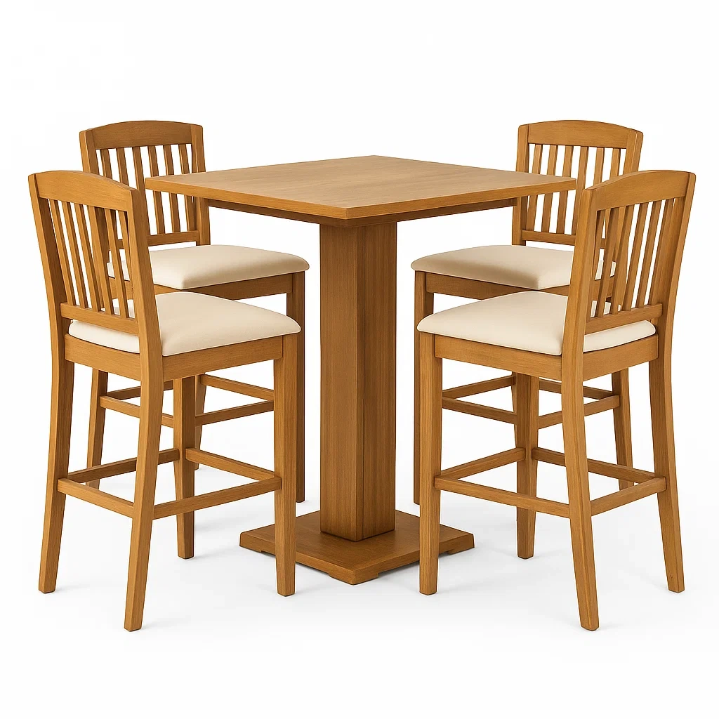 Esszimmermöbel,Bartisch-Set mit Stühlen-nestavorae