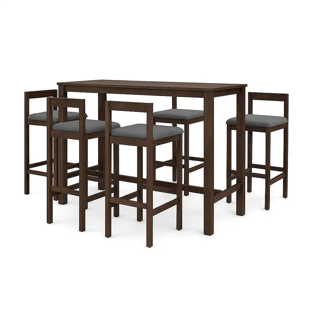 Esszimmermöbel,Bartisch-Set mit Stühlen-nestavorae
