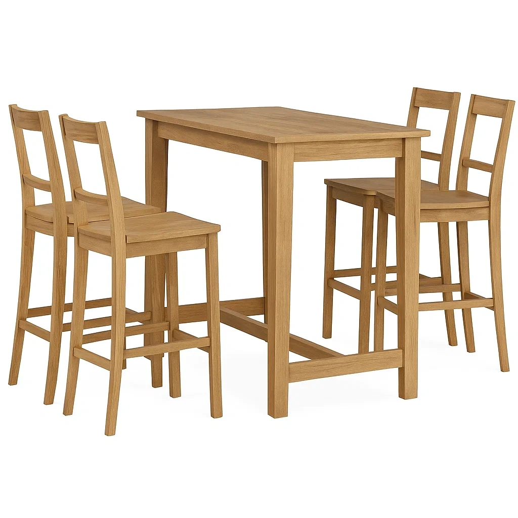Esszimmermöbel,Bartisch-Set mit Stühlen-nestavorae