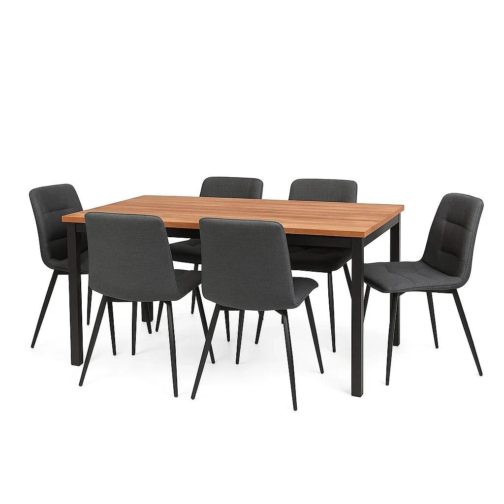 Esszimmermöbel,Esstisch-Set mit Stühlen-nestavorae