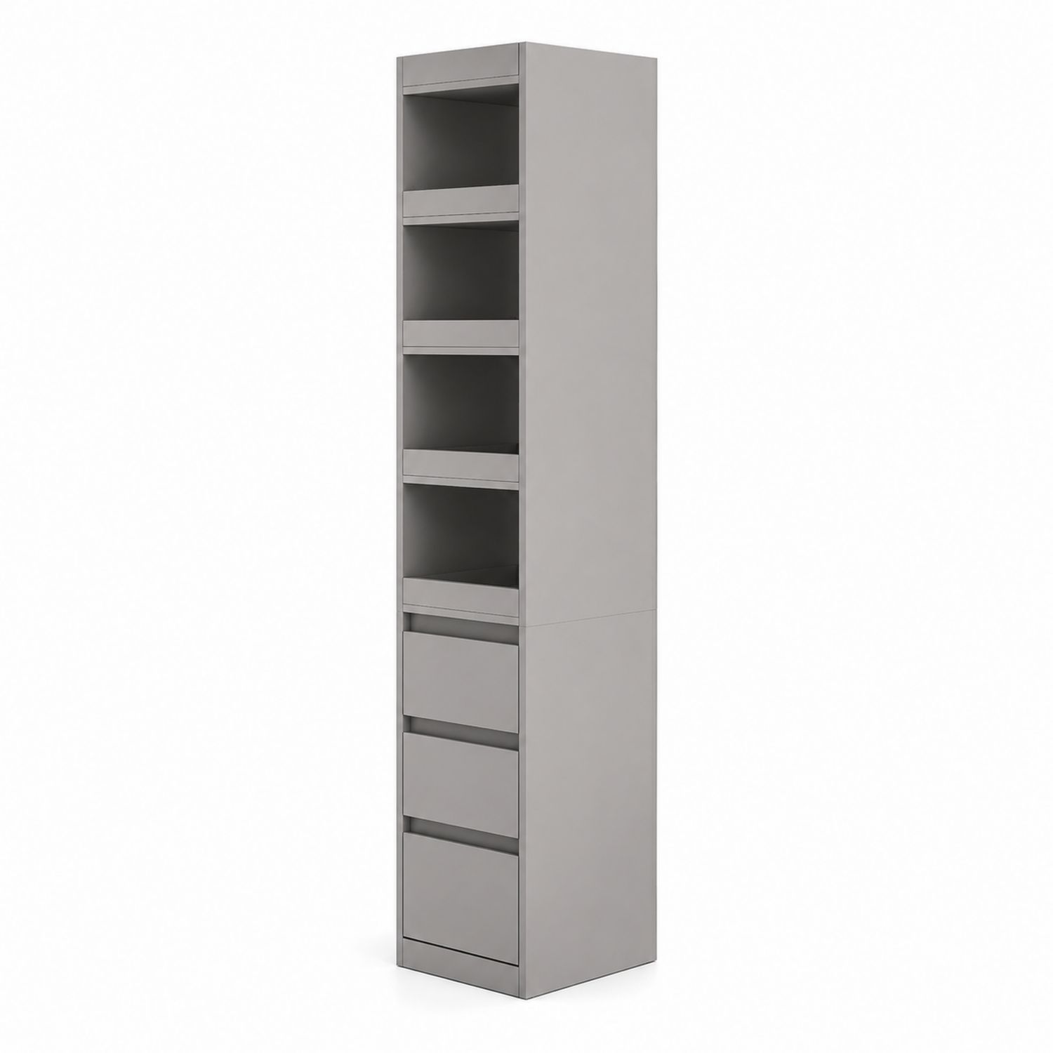 Étagère de rangement en MDF Gris 180cm