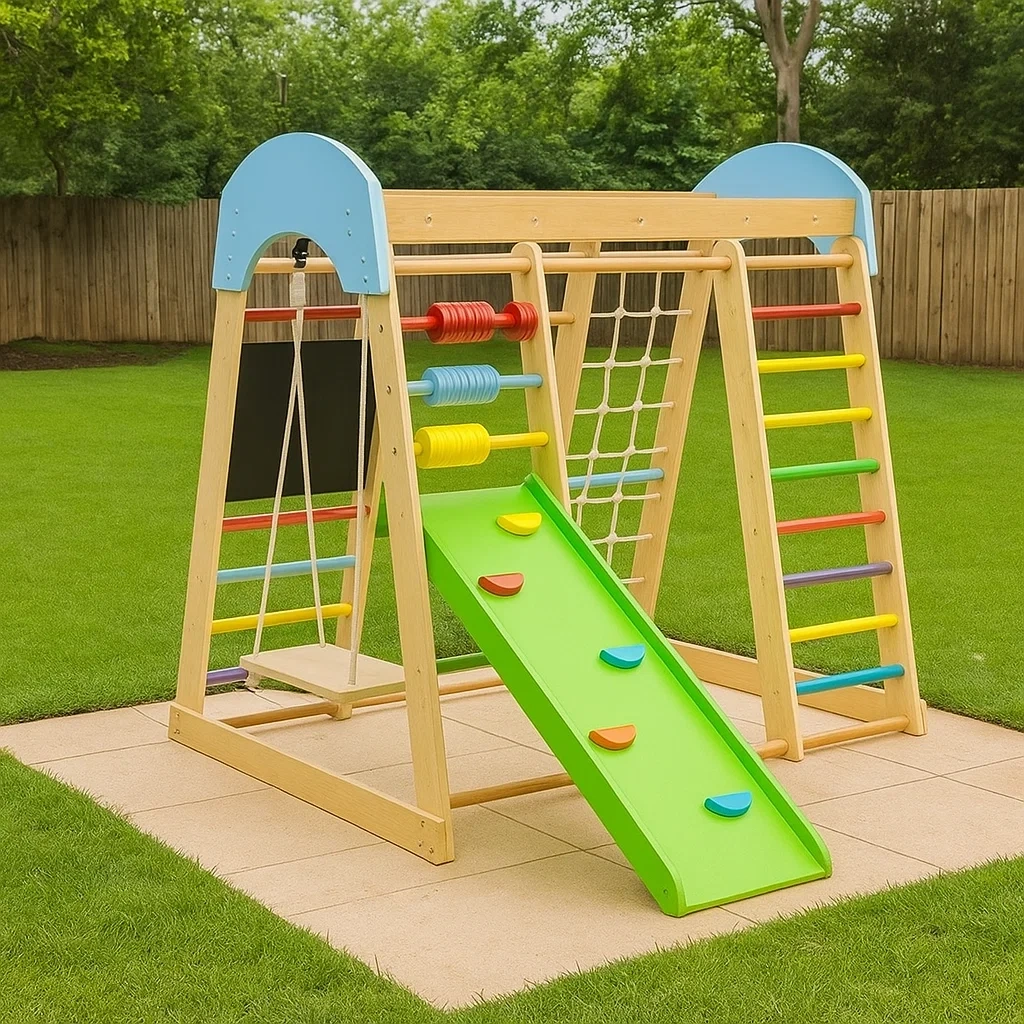 Outdoor-Spielgeräte,Kletter und Rutschspiele draußen-FURNIELUNO