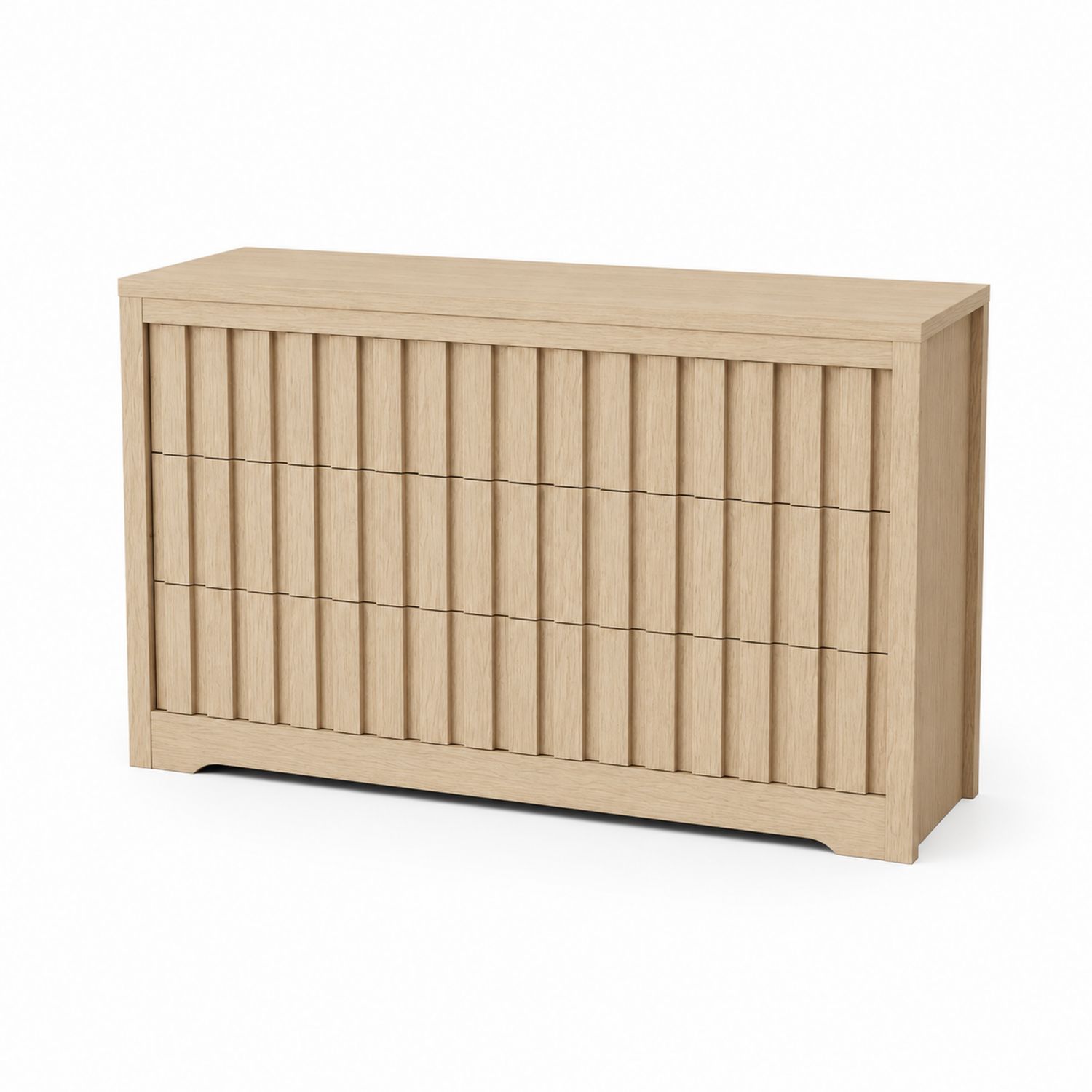 Commode en Chêne Clair 3 Tiroirs
