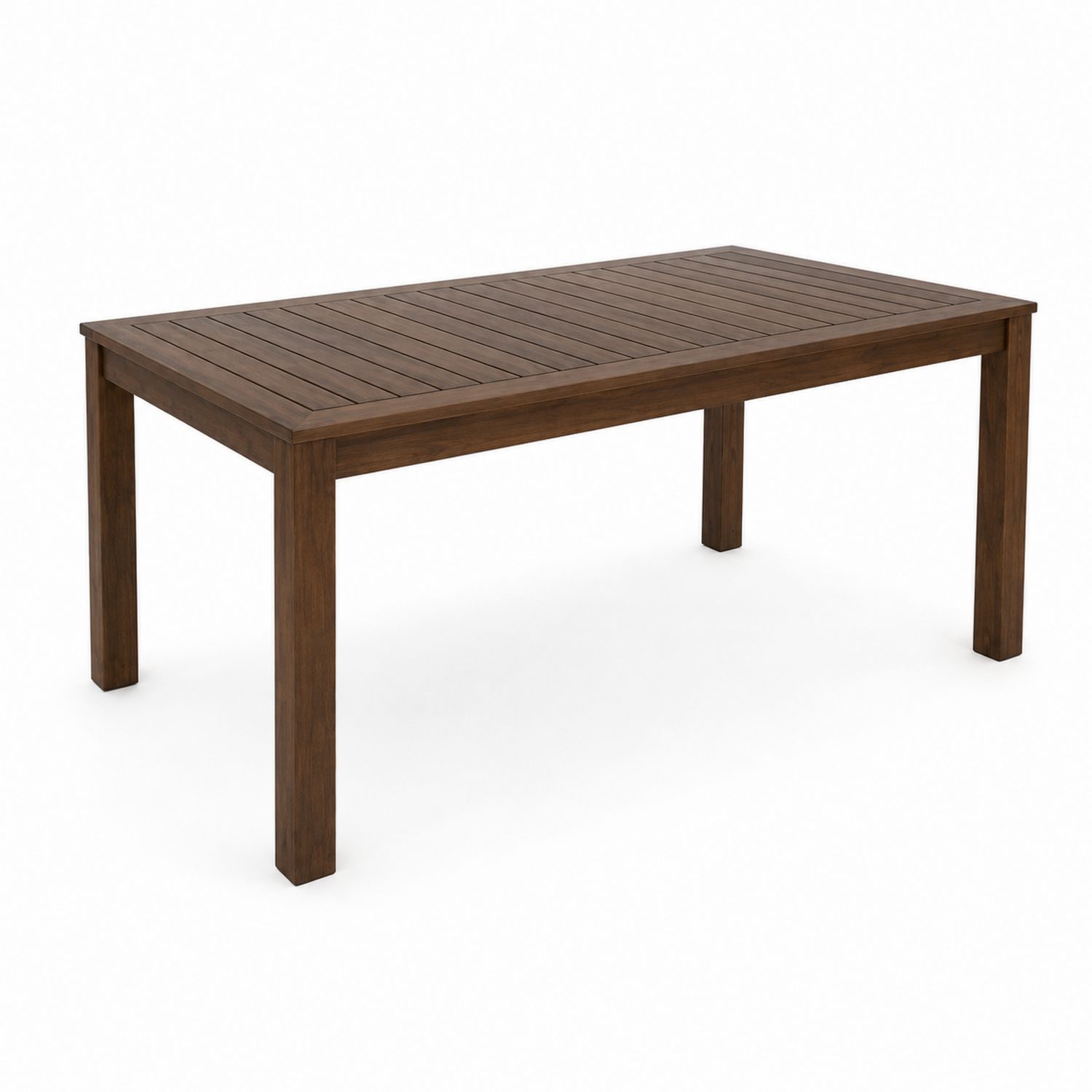 Table à manger en bois d'acacia marron 200x90 cm