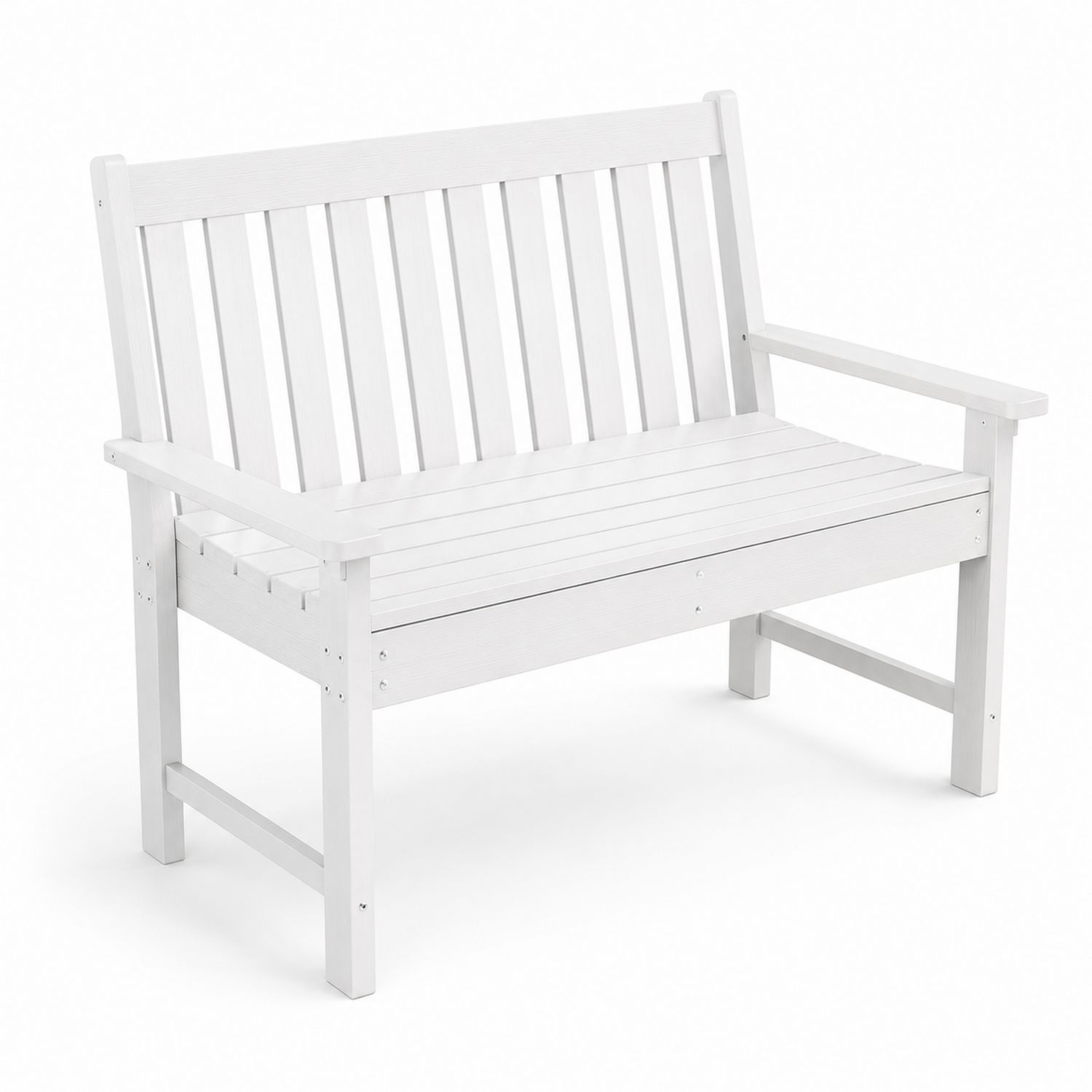 Banc en bois blanc
