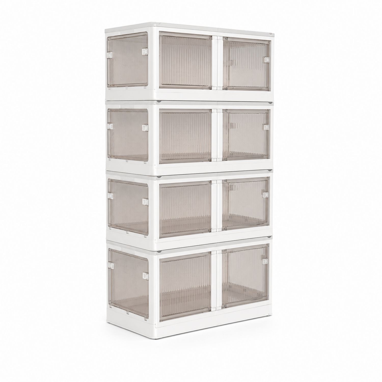 Boîte de rangement empilable en plastique PP et ABS