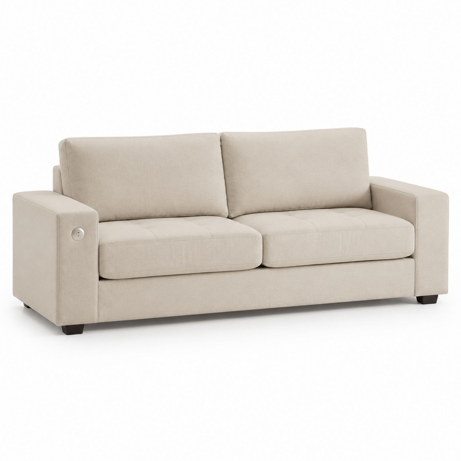 Canapé 3 places tissu Beige 220 cm