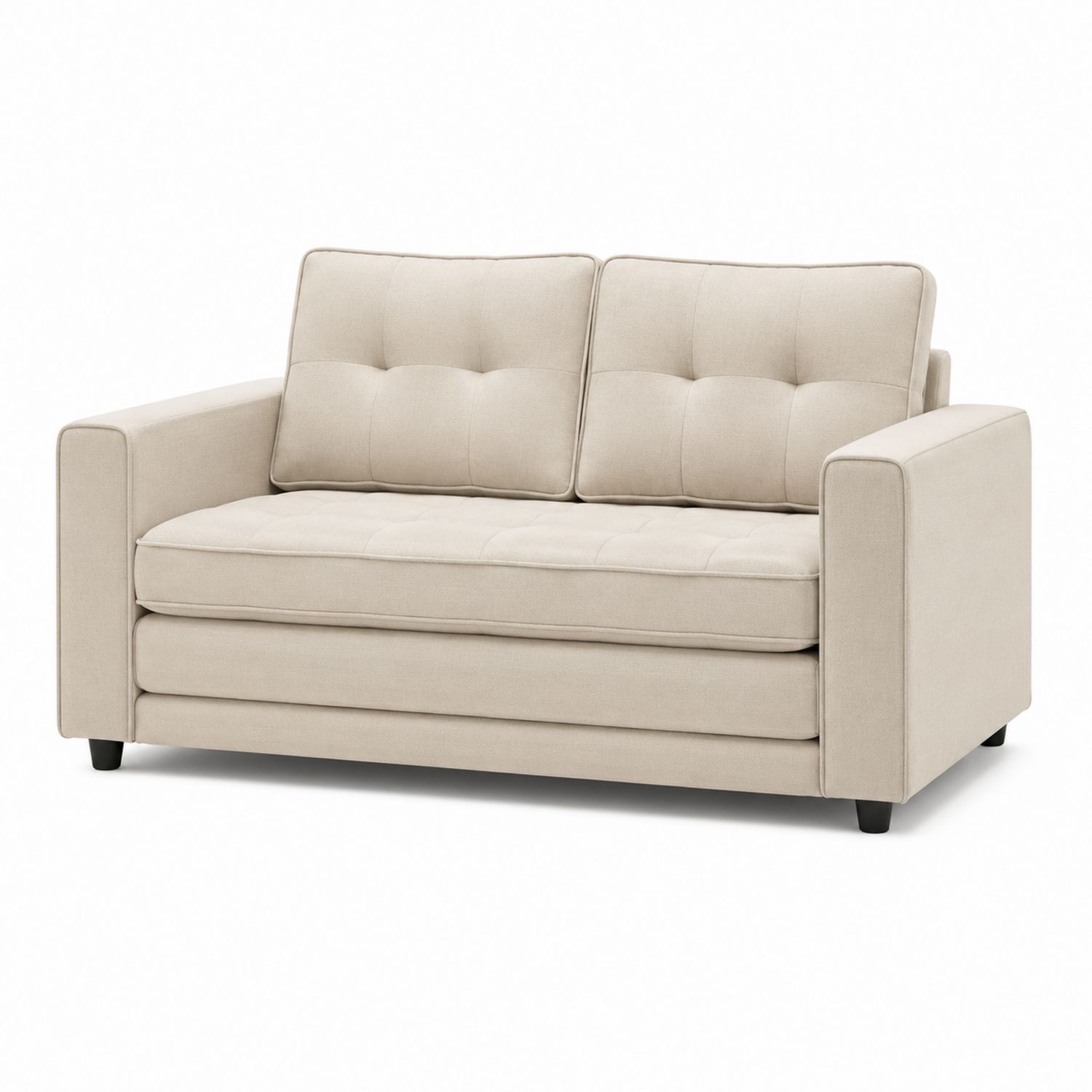 Canapé 2 places en tissu Beige