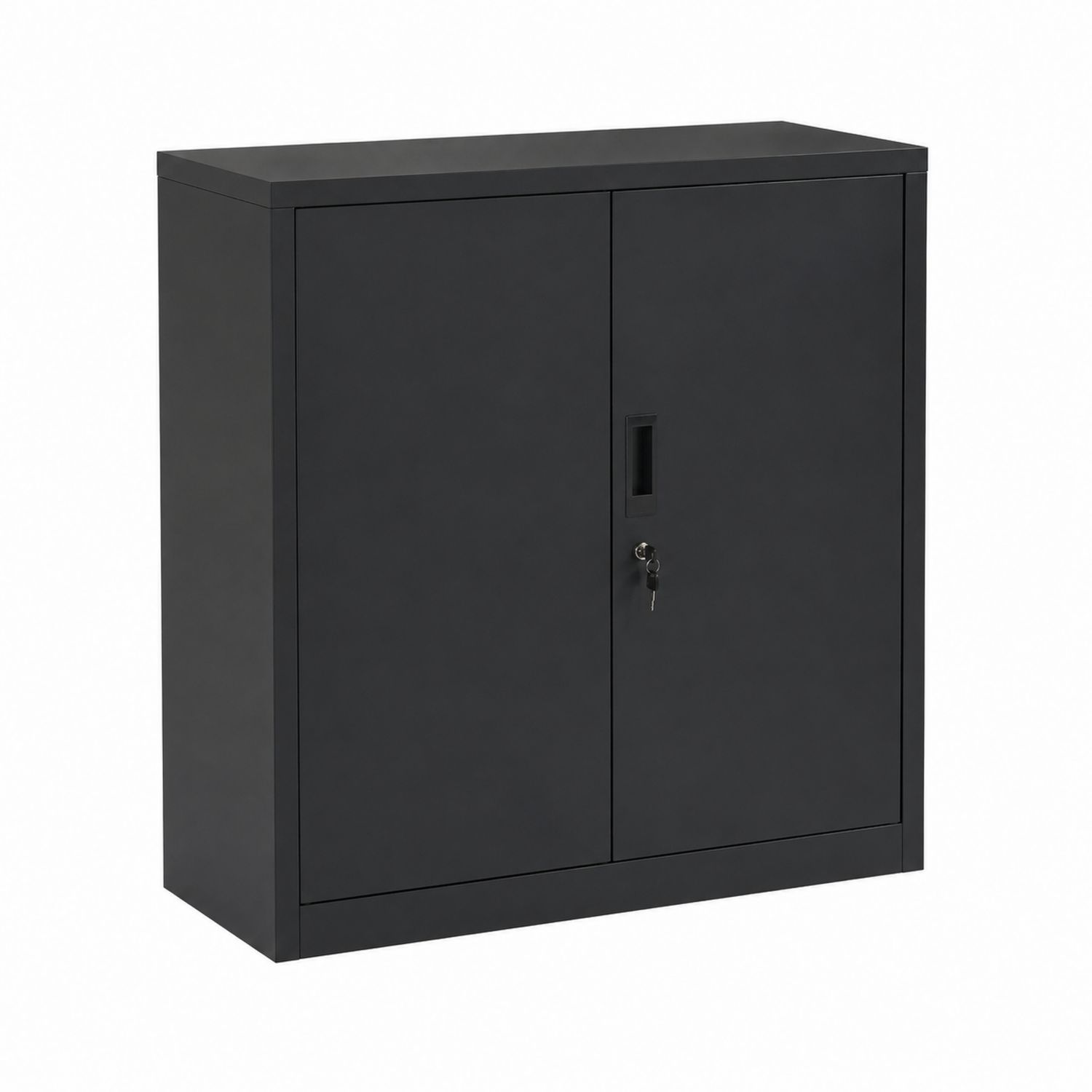 Armoire de bureau en métal avec serrure 90x80x40 cm