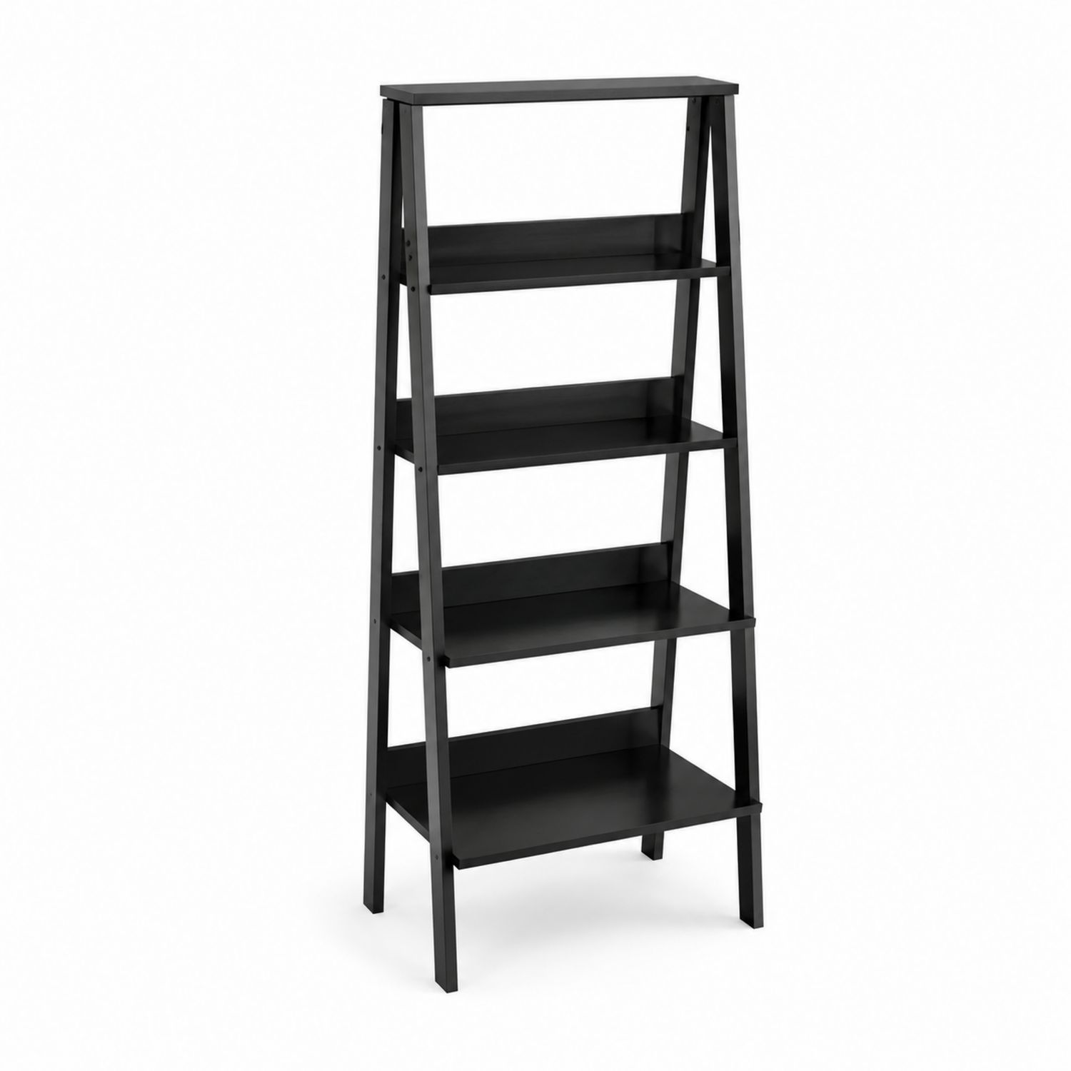 Étagère échelle 5 niveaux en métal Noir