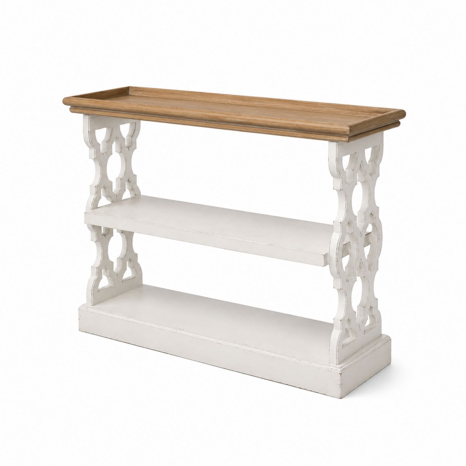 Console en Bois avec Plateau en Chêne
