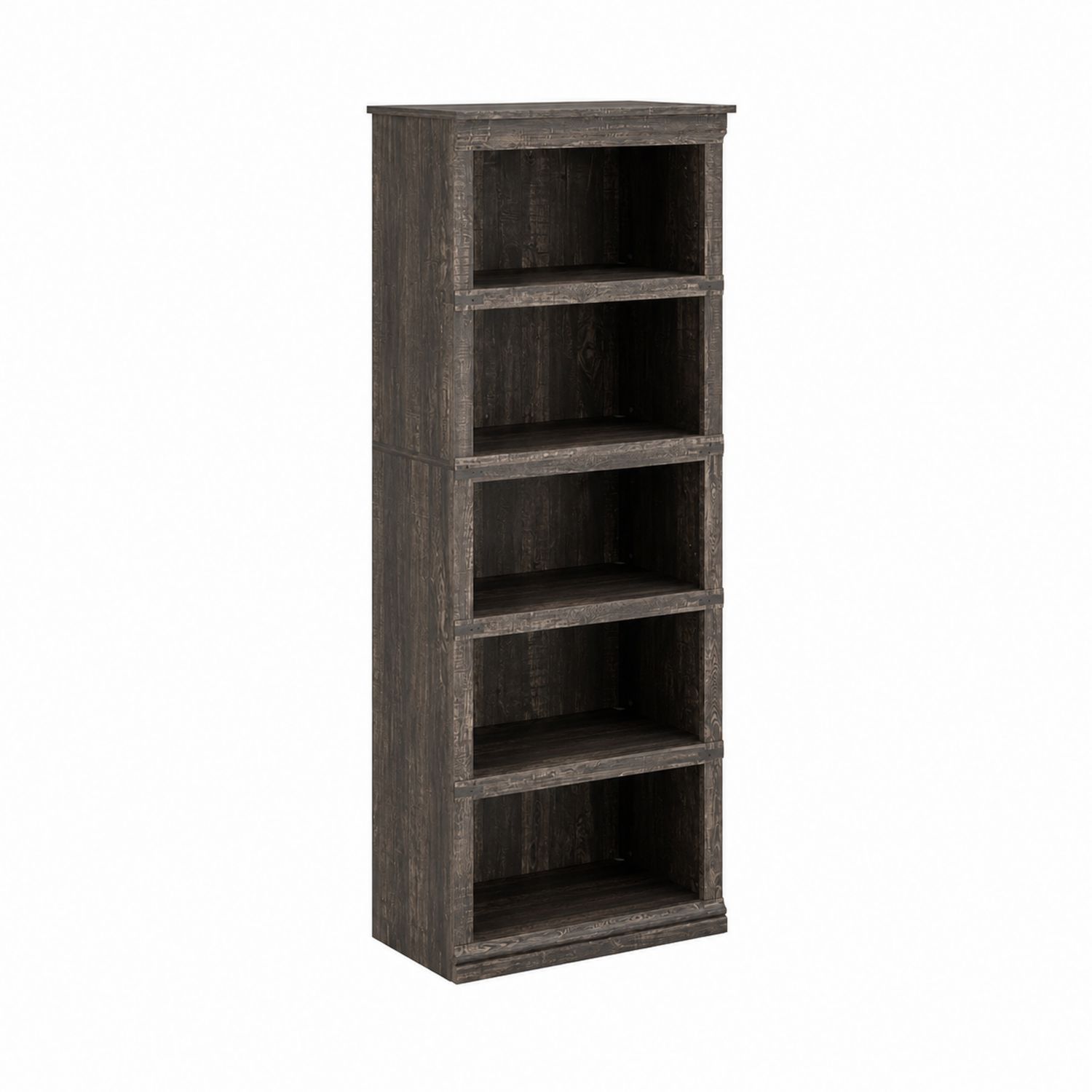 Bibliothèque 5 niveaux en Bois Marron Foncé 180x60x30cm