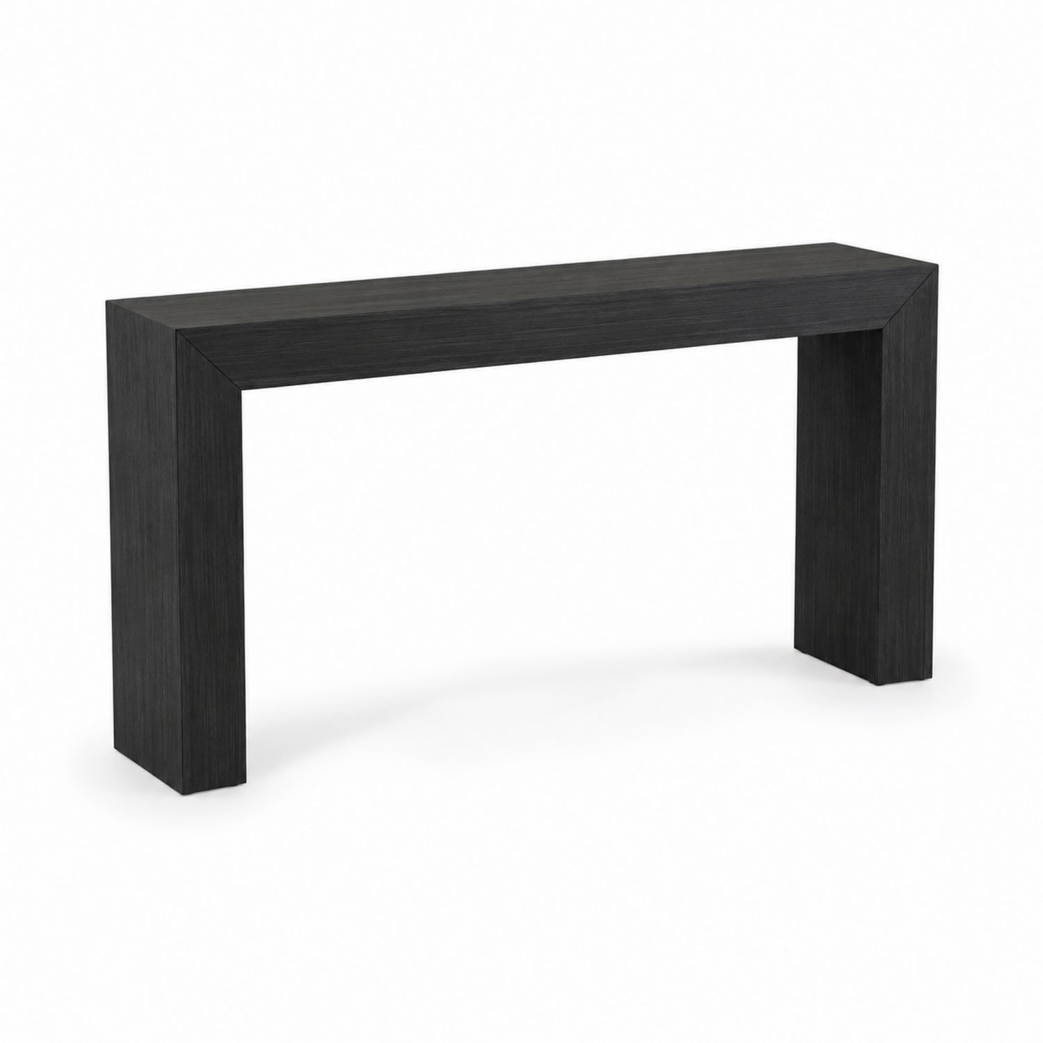Console Rectangulaire en MDF Noir
