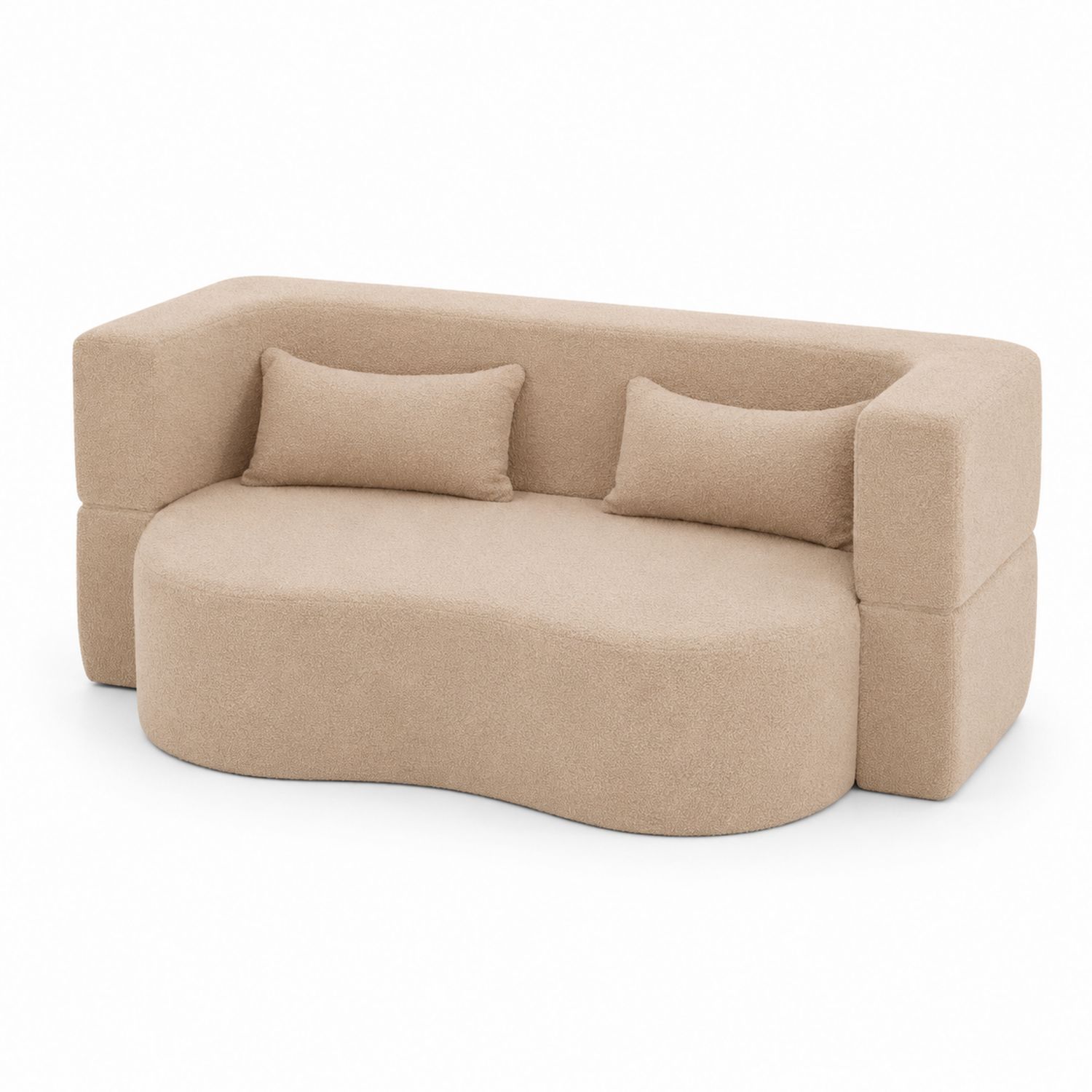 Canapé 3 places tissu beige