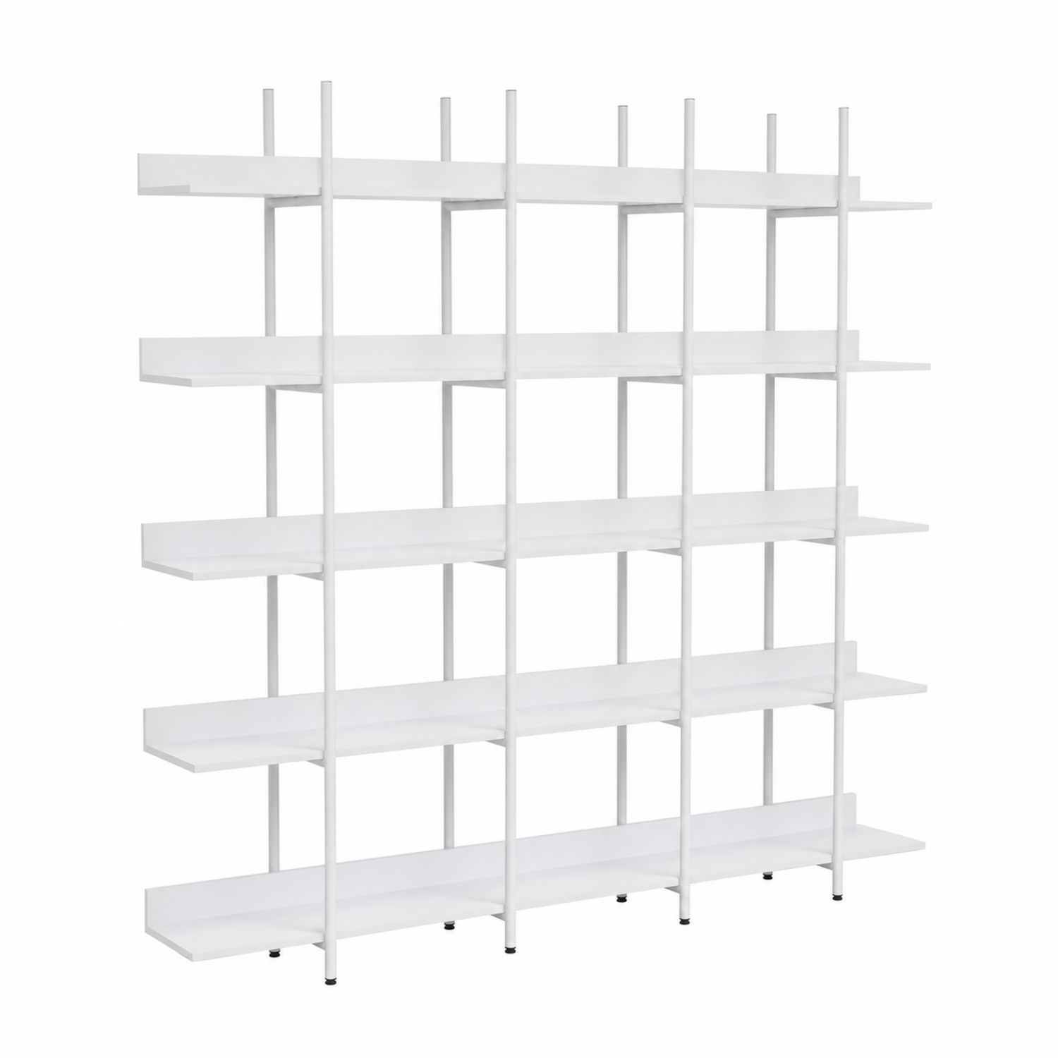 Étagère modulaire en métal blanc 180x200x35 cm