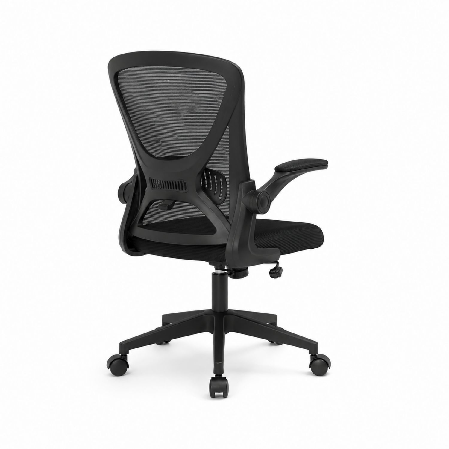 Chaise de bureau ergonomique avec dossier en maille Polyester Noir-Xeltrivare