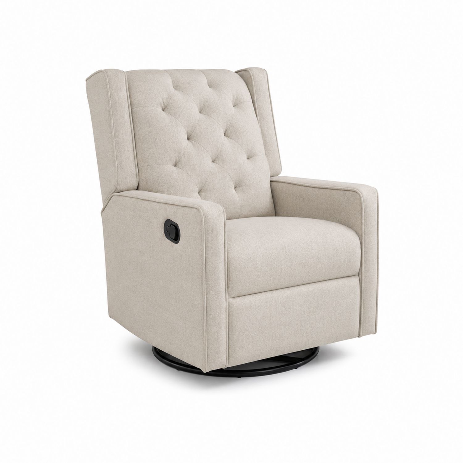 Fauteuil inclinable pivotant en polyester Beige 105cm-Xeltrivare
