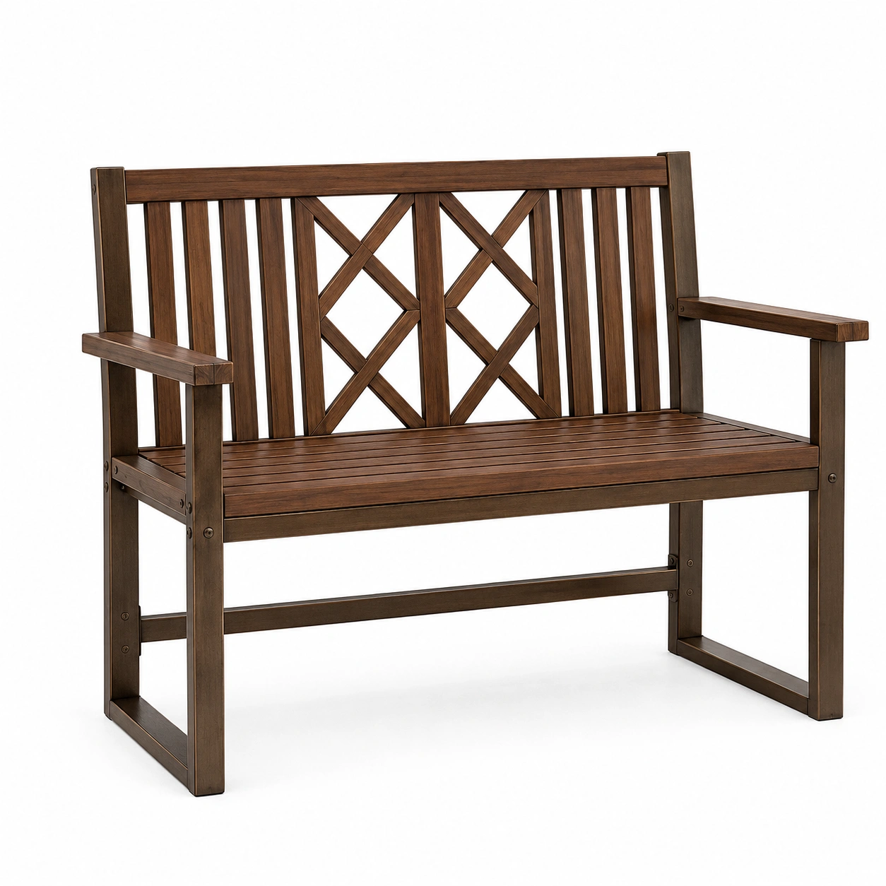 Gartenbank Akazienholz Braun 120x62x90 cm-frandelia
