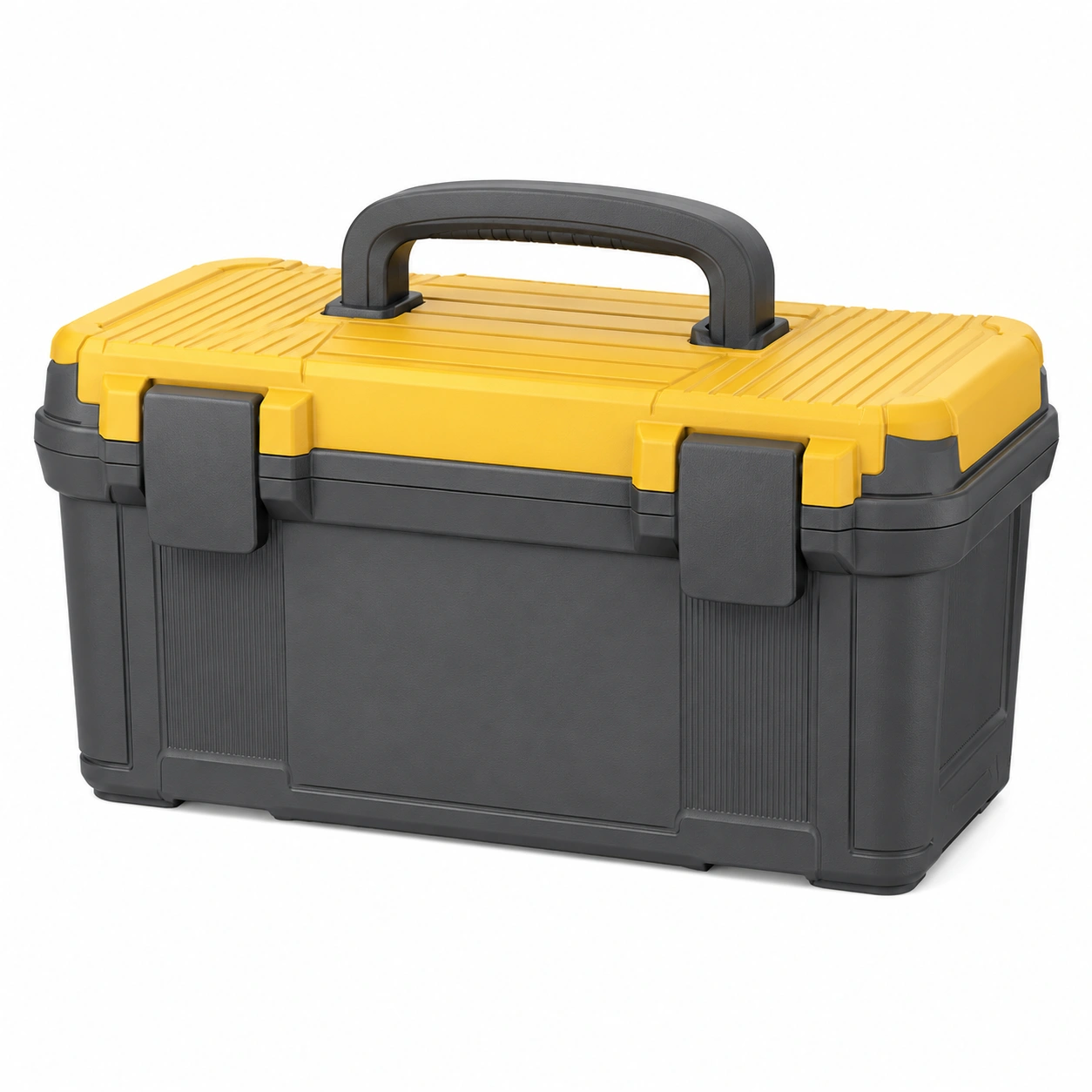 Werkzeugkoffer aus Polypropylen Gelb/Schwarz 40x20x20 cm-decozira