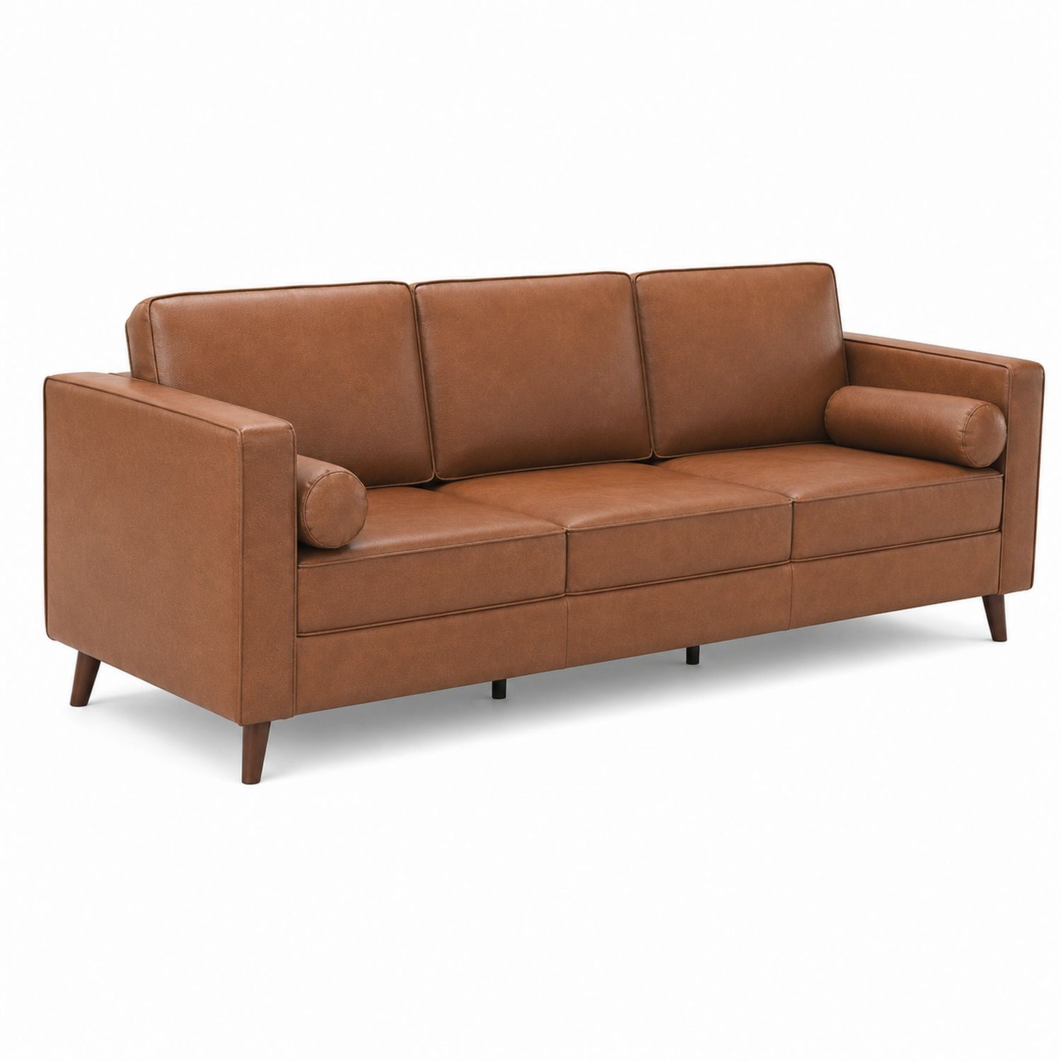 3-Sitzer Ledersofa Braun 210x85x75 cm-nortrivoqelz