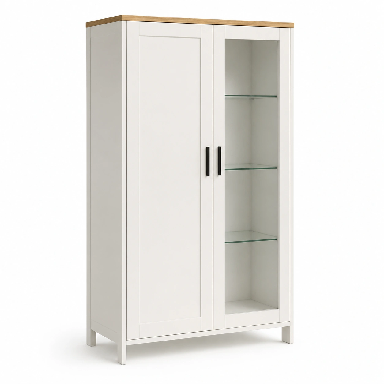 Vitrina con puerta mixta-VemoraLiving