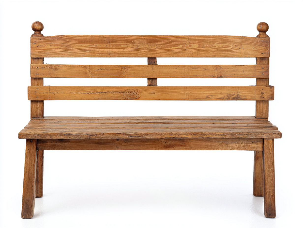 Banc de jardin - bois - 145x55x92 cm - miel naturel - rustique-Zilosodecor