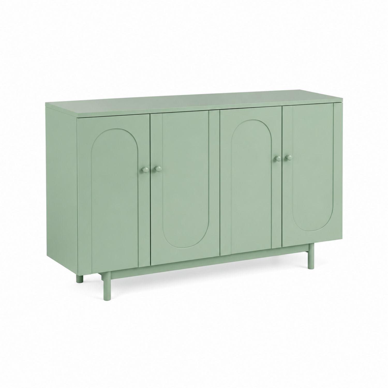 Sideboard mit 4 Türen aus MDF, Grün-Sylverdonq