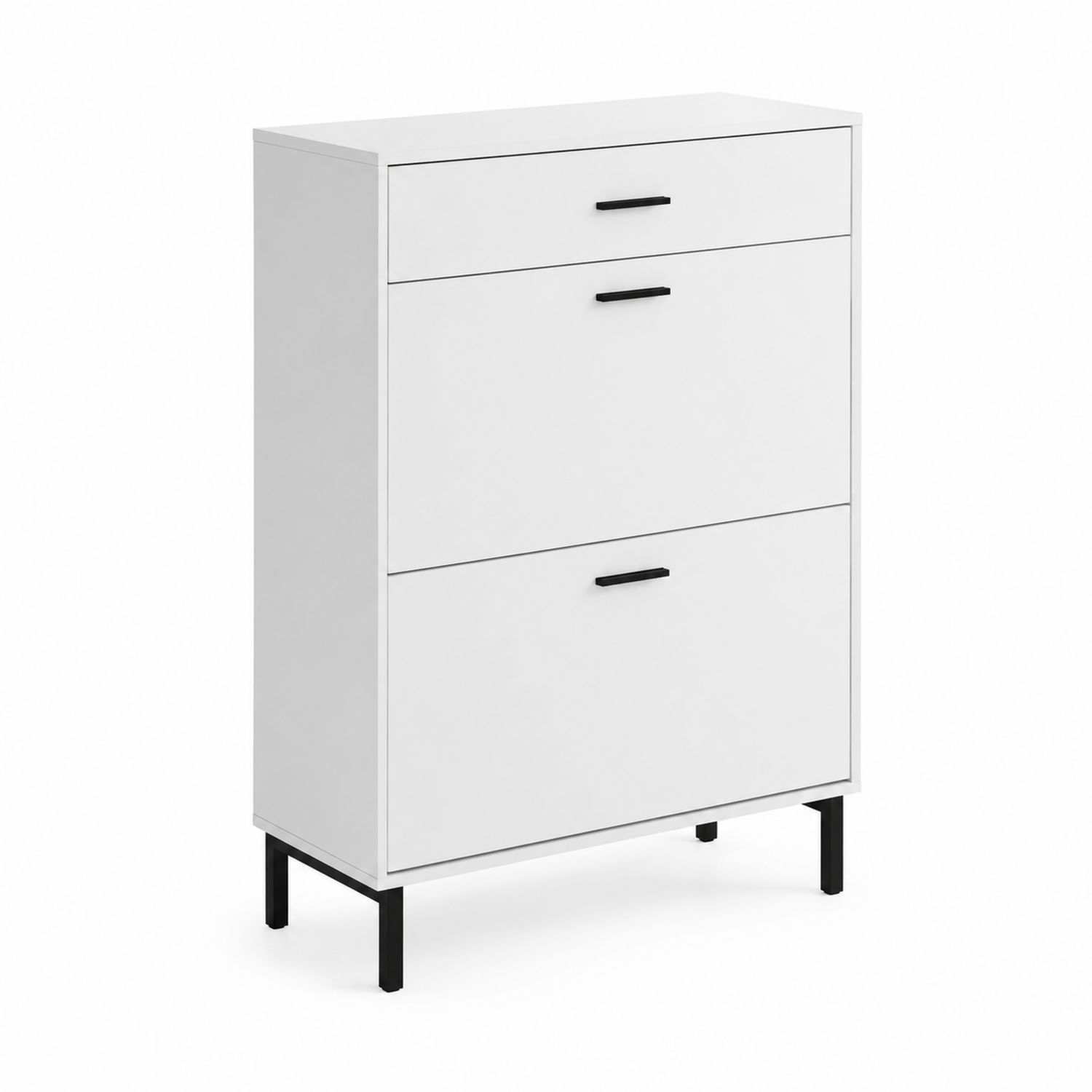 Schuhschrank Holzwerkstoff Weiß 120cm x 80cm x 30cm-Sylverdonq