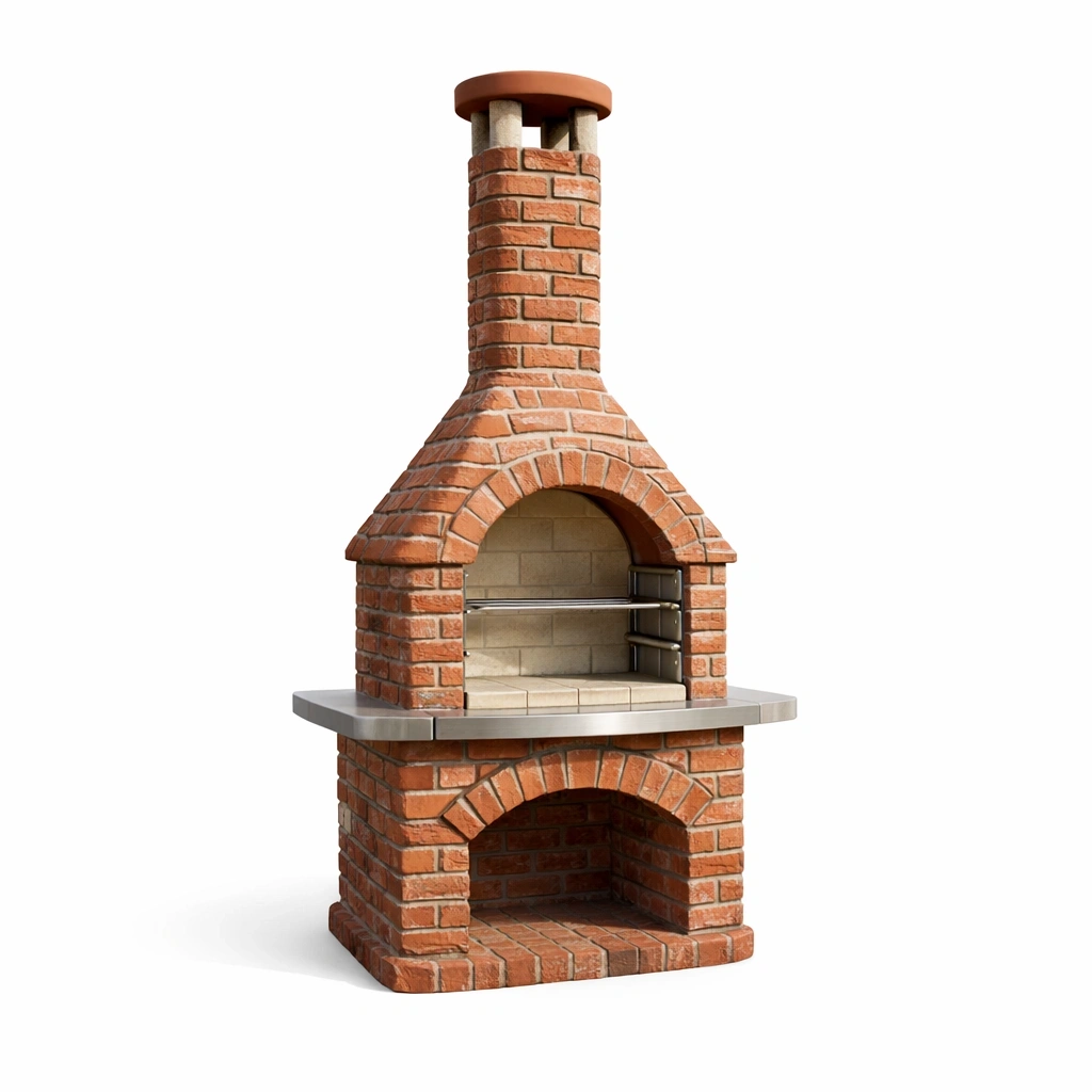 Barbecue forno in mattoni refrattari-LUXEDREAMSPACE