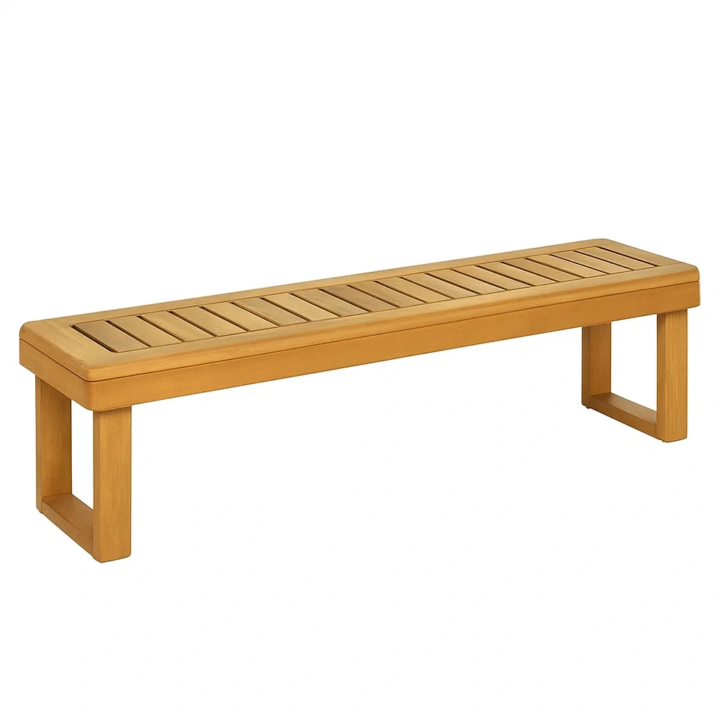 Panca da Giardino in Legno Teak 180 cm-ELEGANTHOMEOASIS