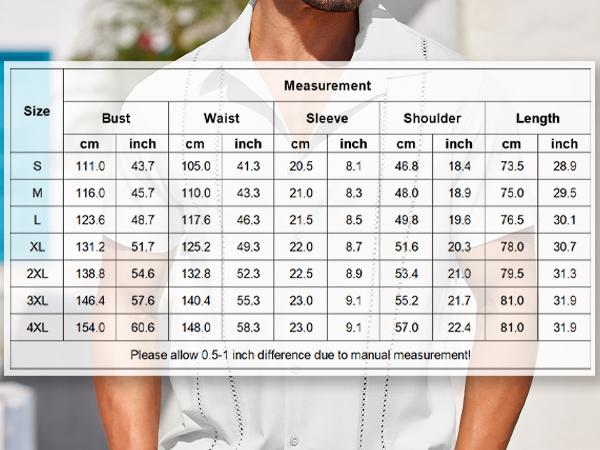 COOFANDY Men's Cuban Guayabera Shirt Short Sleeve V-Neck Button Down Casual Summer Beach Linen Top Fitted Breathable Soft Fabric COOFANDY Men's Cuban Guayabera Shirt Short Sleeve V-Neck Button Down Casual Summer Beach Linen Top Fitted Breathable Soft Fabric
