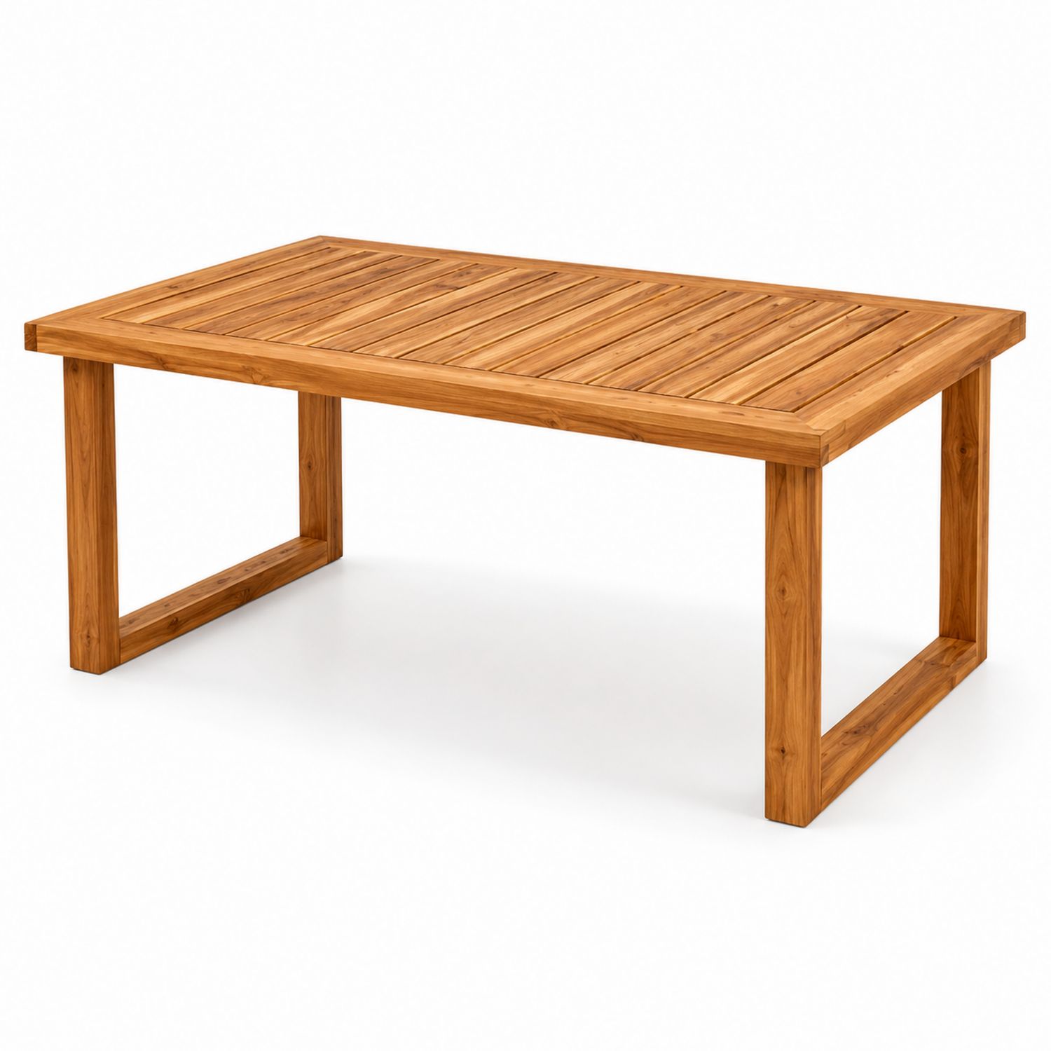 Gartentisch Rechteckig Teakholz 200x100 cm