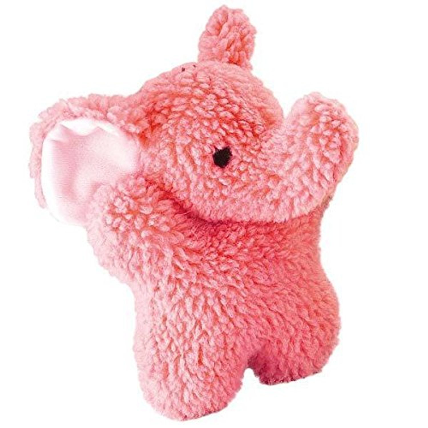 Dog Toys Soft Berber Babies Squeaker Toy for Dogs - Choose Animal Character (Orange Bunny)