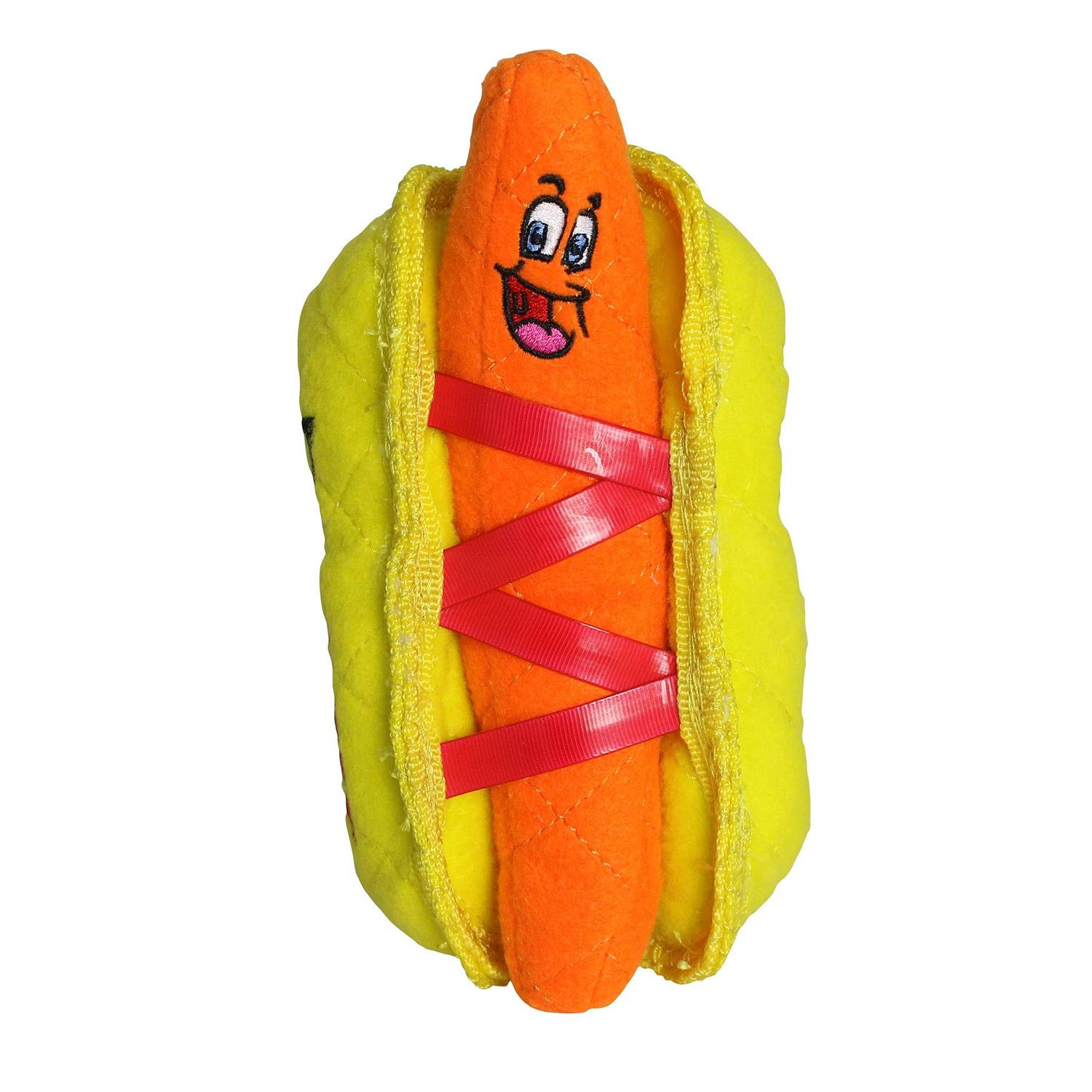 TUFFY - World's Tuffest Soft Dog Toy - Funny Food- 2-in-1 Toy -Multiple Layers. Made Durable, Strong & Tough. Interactive Play (Tug, Toss & Fetch). Machine Washable & Floats. (Combo Pack #2)