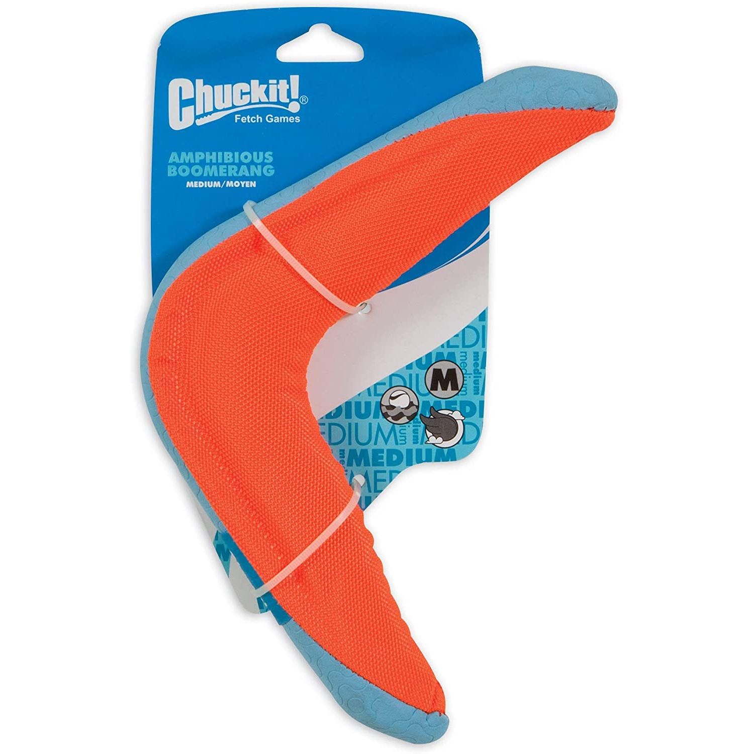 Chuckit! Amphibious Boomerang Fetch and Float Dog Toy (Assorted Colors)