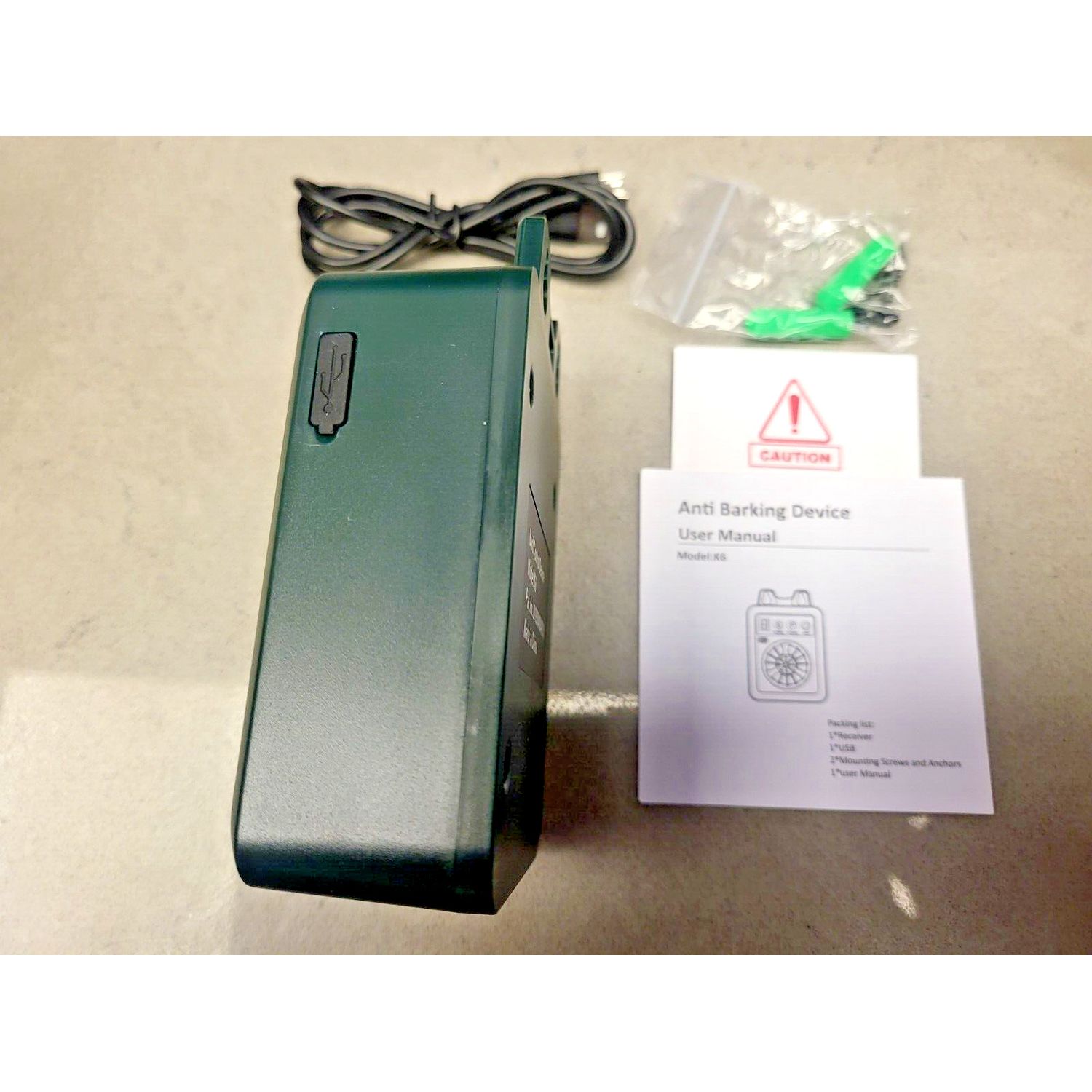 Ultrasonic Dog Anti-Barking Device, Dog Bark Control Training Tool, Silencer