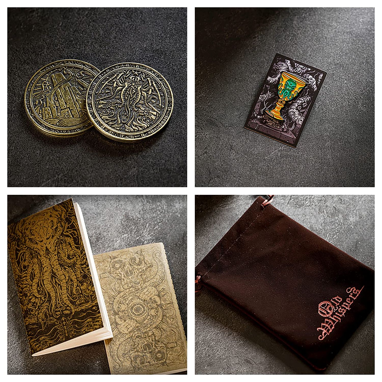Cthulhu Octopus Mystery Game Mythical Fantasy Tarot Cards Collectible Divination Playing Cards Decks Magic Party Fortune Telling Cards Game Artwork(Dark Purple)