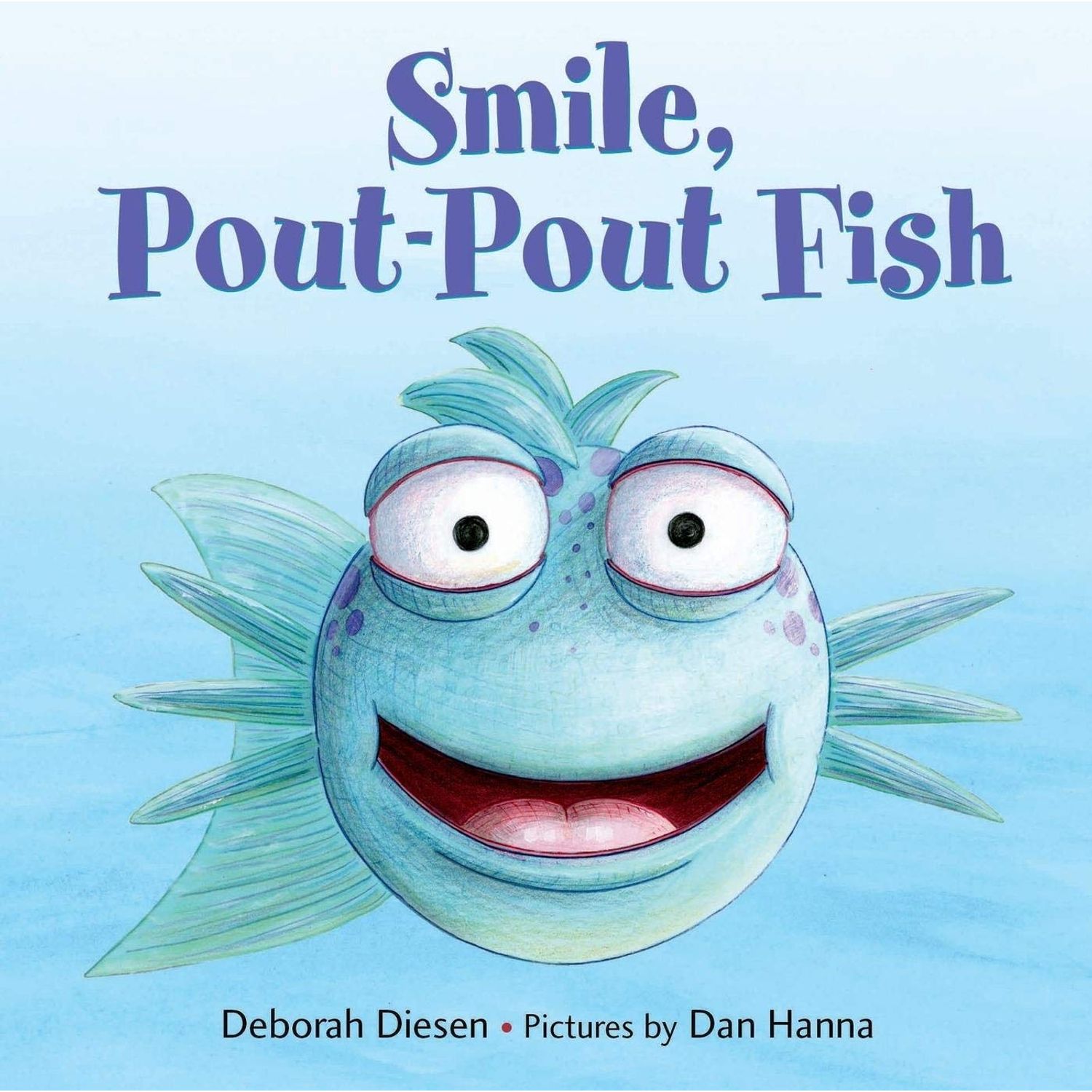 Pout-Pout Fish by Deborah Diesen Childrens Book plus other great Pout-Pout Fish Board books and Pout Pout Fish Plush Educational Gift Set with We 3 Books Book Bag