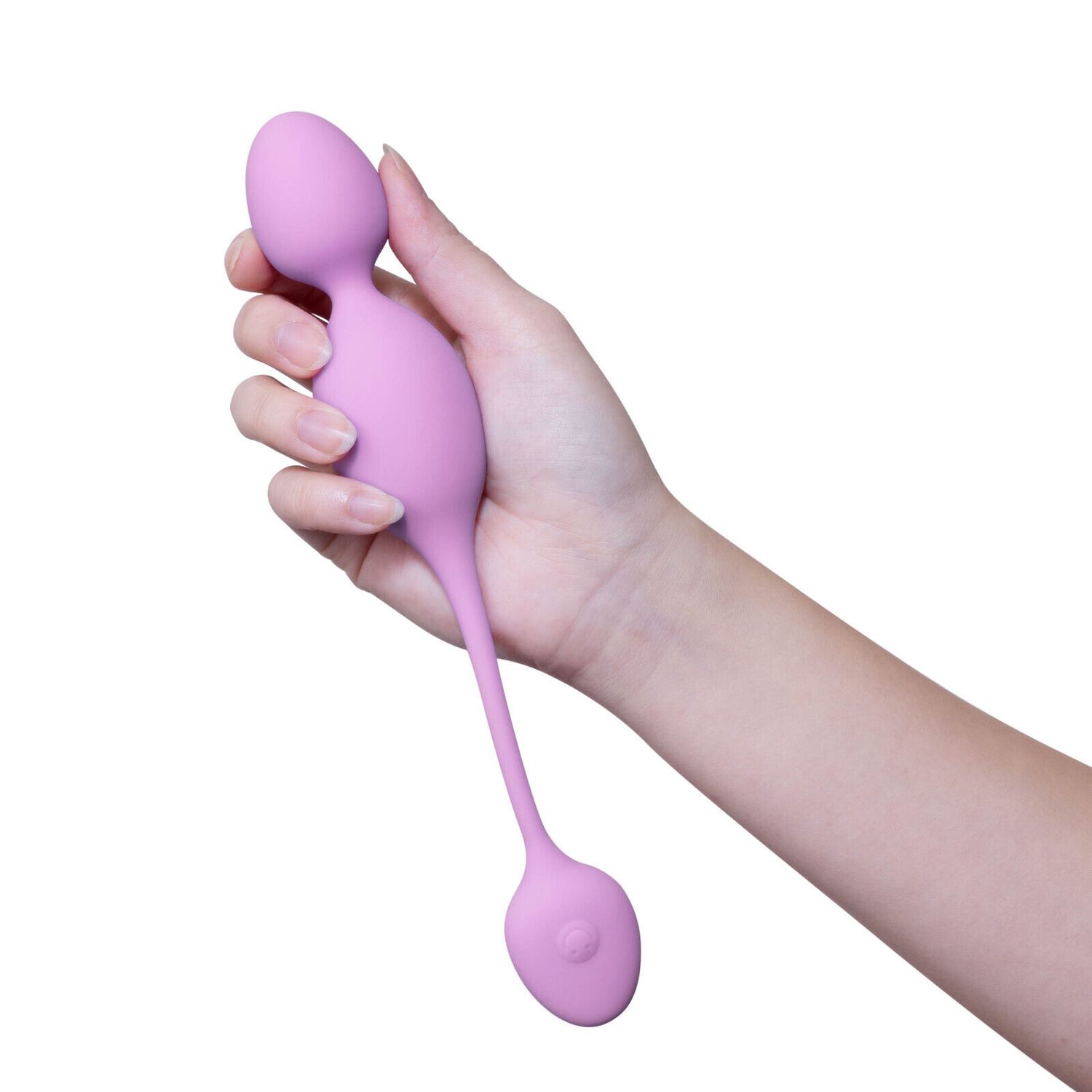 Blush Raine Silicone Smooth Wireless Remote Control Vibrating Kegel Ball Trainer