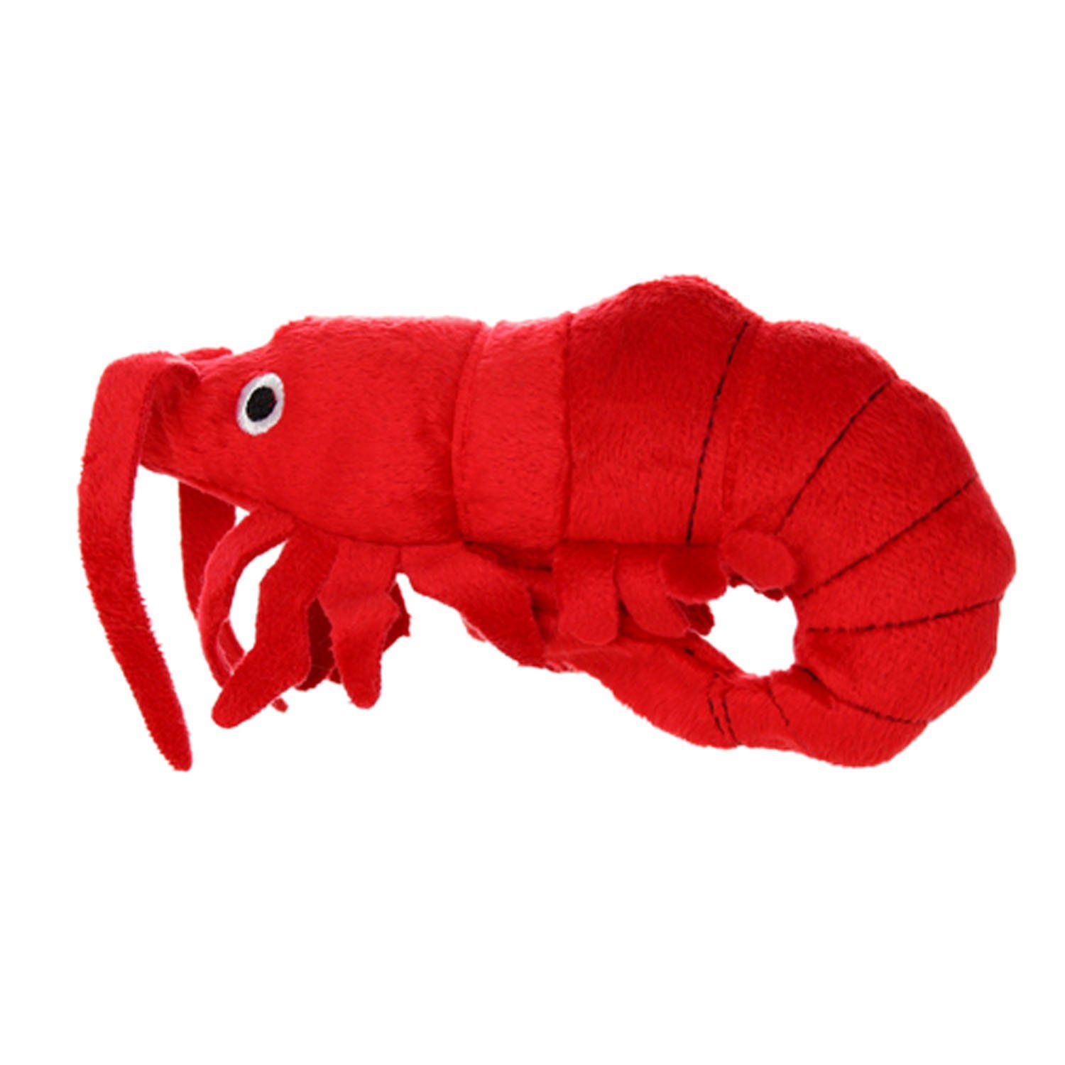 MIGHTY- Ocean Junior Prawn - Squeaker - Multiple Layers. Made Durable, Strong & Tough. Interactive Play Dog Toy (Tug, Toss & Fetch). Machine Washable & Floats